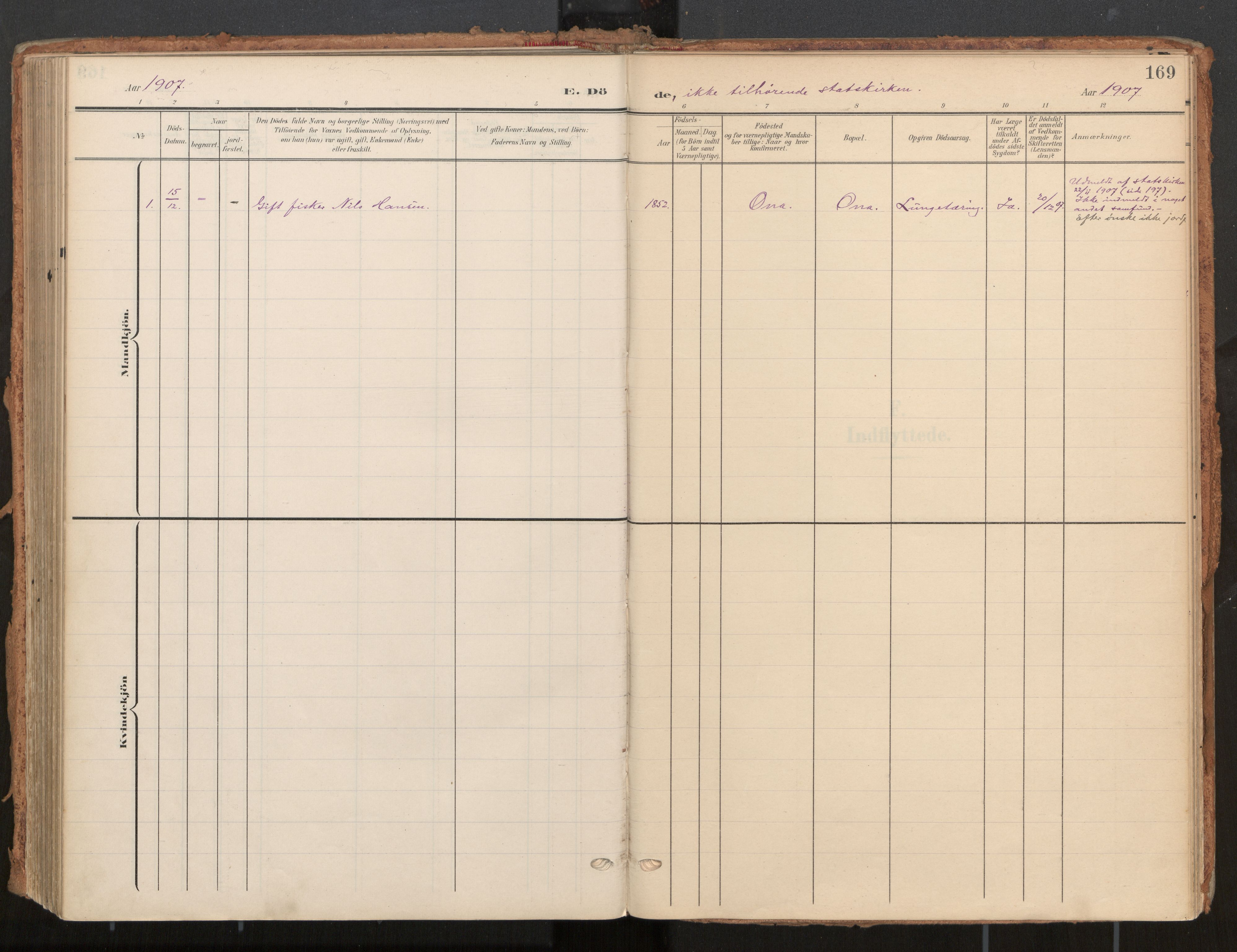 Ministerialprotokoller, klokkerbøker og fødselsregistre - Møre og Romsdal, SAT/A-1454/561/L0730: Parish register (official) no. 561A04, 1901-1929, p. 169