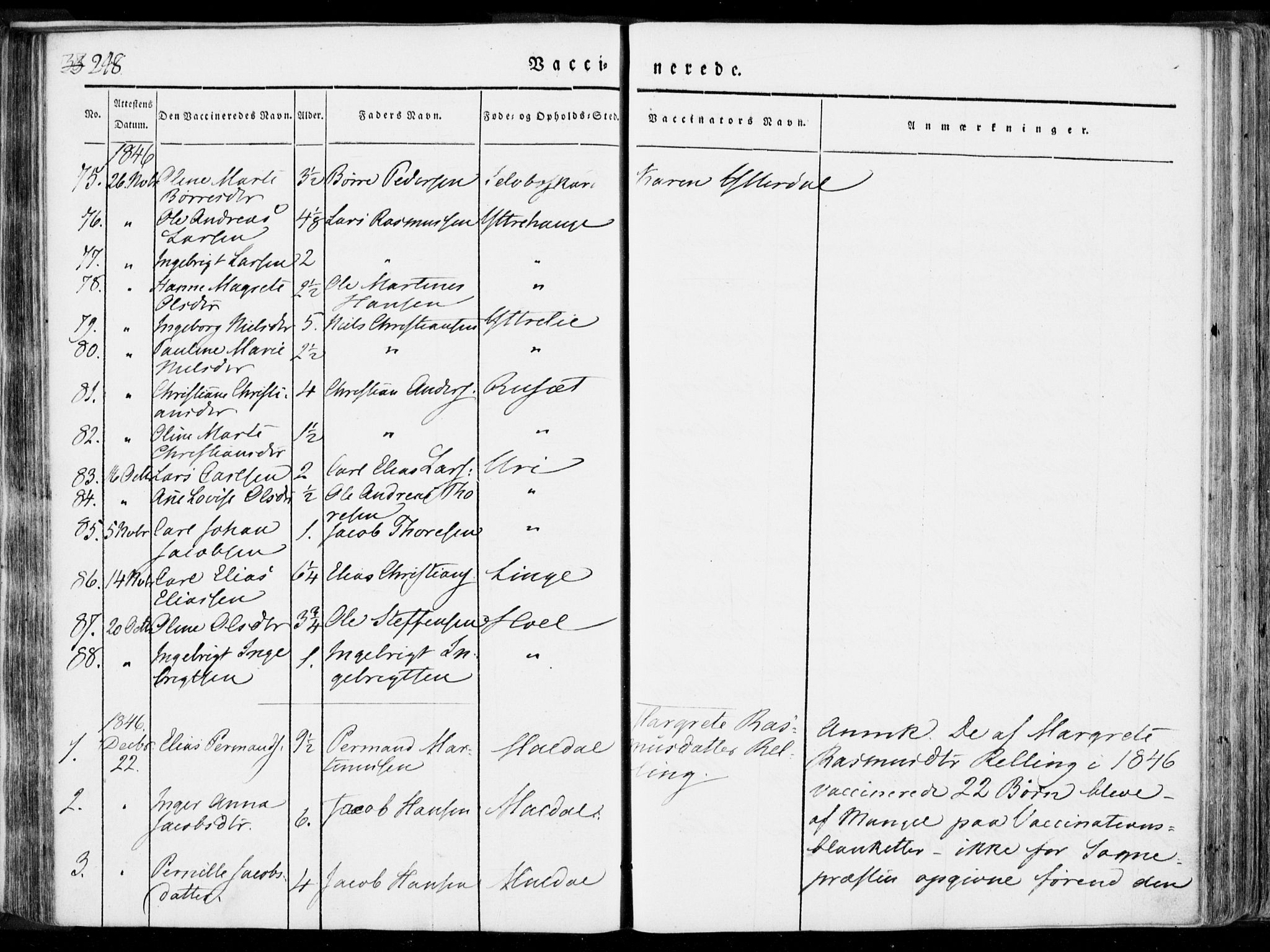 Ministerialprotokoller, klokkerbøker og fødselsregistre - Møre og Romsdal, AV/SAT-A-1454/519/L0248: Parish register (official) no. 519A07, 1829-1860, p. 248