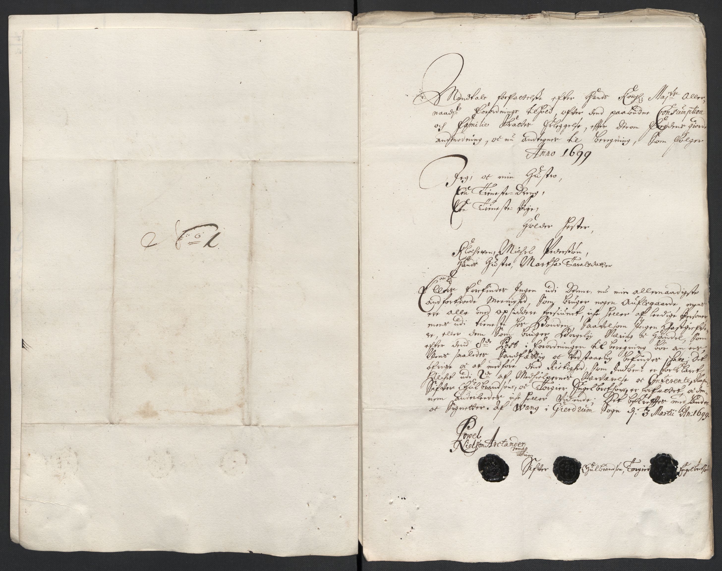 Rentekammeret inntil 1814, Reviderte regnskaper, Fogderegnskap, RA/EA-4092/R12/L0711: Fogderegnskap Øvre Romerike, 1699, p. 277