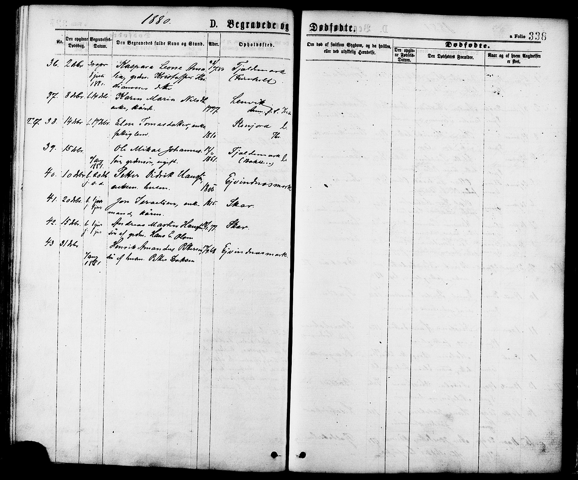 Ministerialprotokoller, klokkerbøker og fødselsregistre - Nordland, AV/SAT-A-1459/863/L0897: Parish register (official) no. 863A09, 1872-1886, p. 338