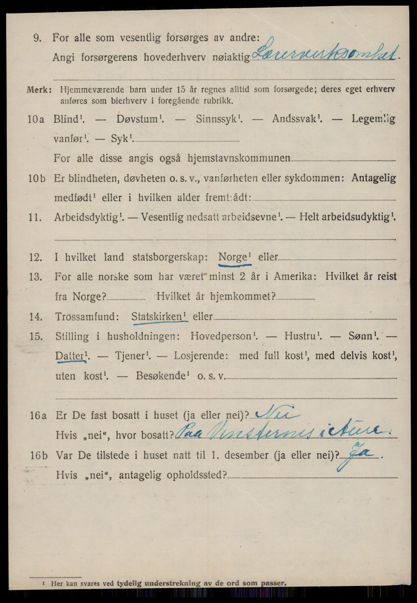 SAT, 1920 census for Tustna, 1920, p. 2680