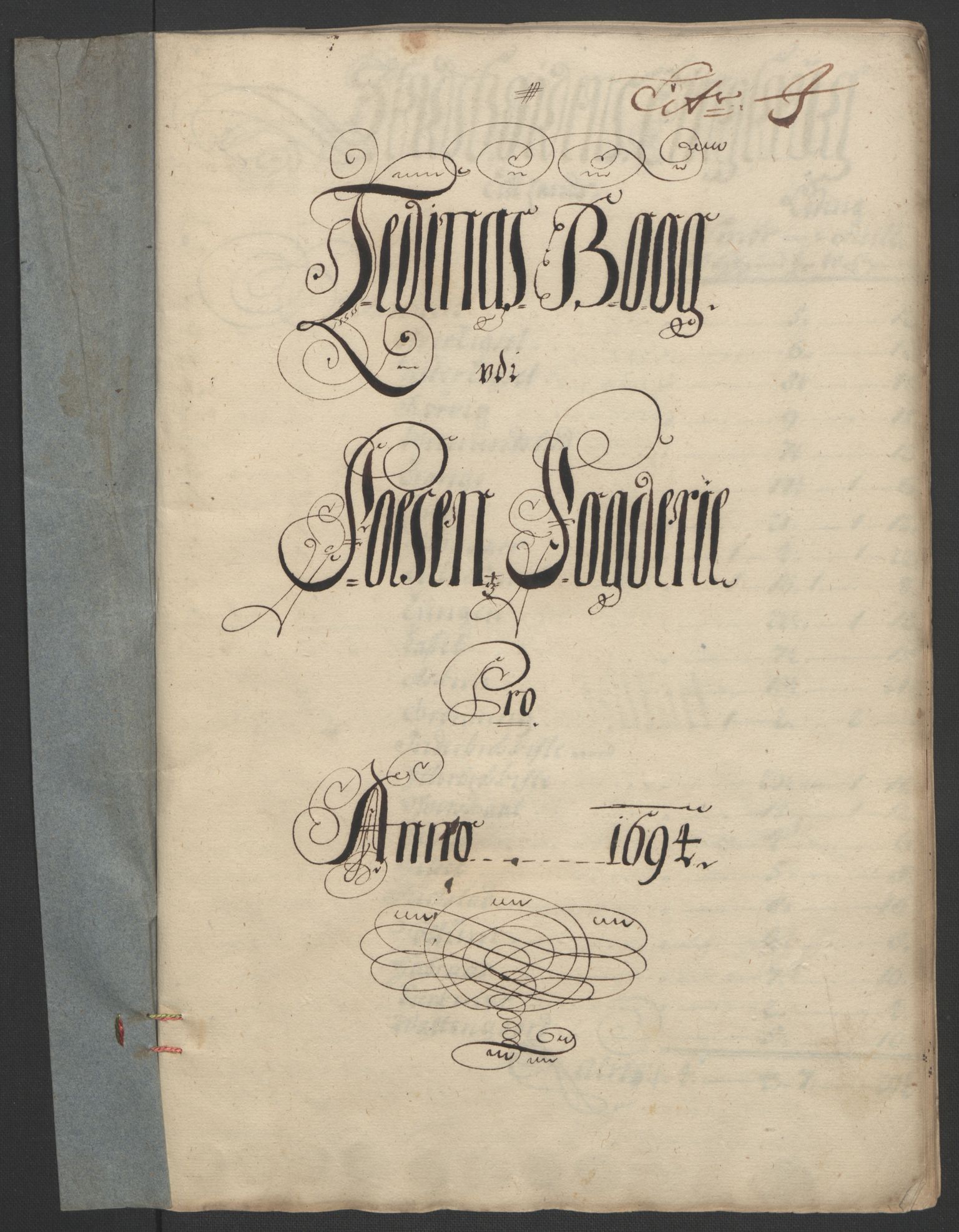 Rentekammeret inntil 1814, Reviderte regnskaper, Fogderegnskap, AV/RA-EA-4092/R57/L3850: Fogderegnskap Fosen, 1694, p. 130