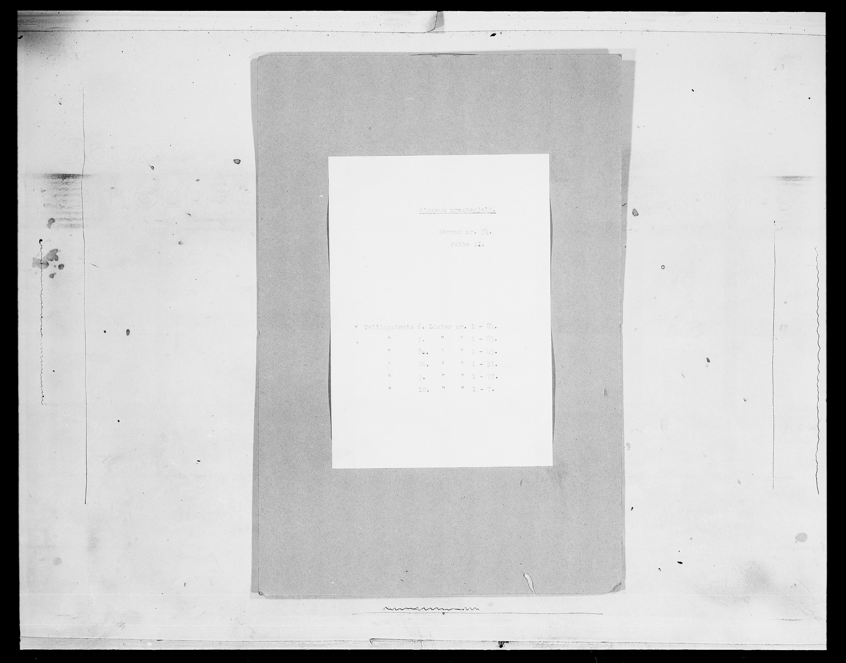 SAH, 1875 census for 0520P Ringebu, 1875, p. 838