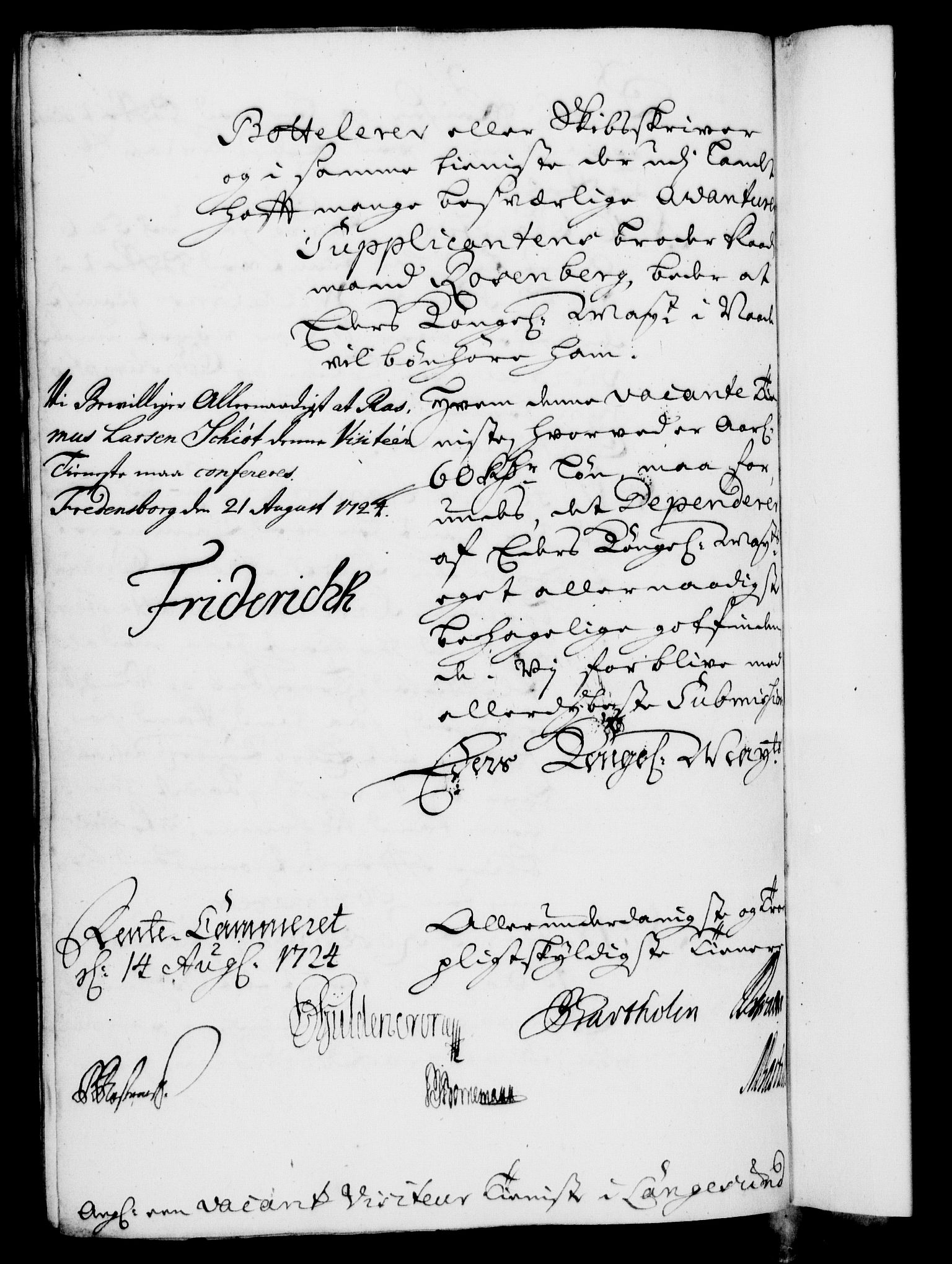 Rentekammeret, Kammerkanselliet, RA/EA-3111/G/Gf/Gfa/L0007: Norsk relasjons- og resolusjonsprotokoll (merket RK 52.7), 1724, p. 686