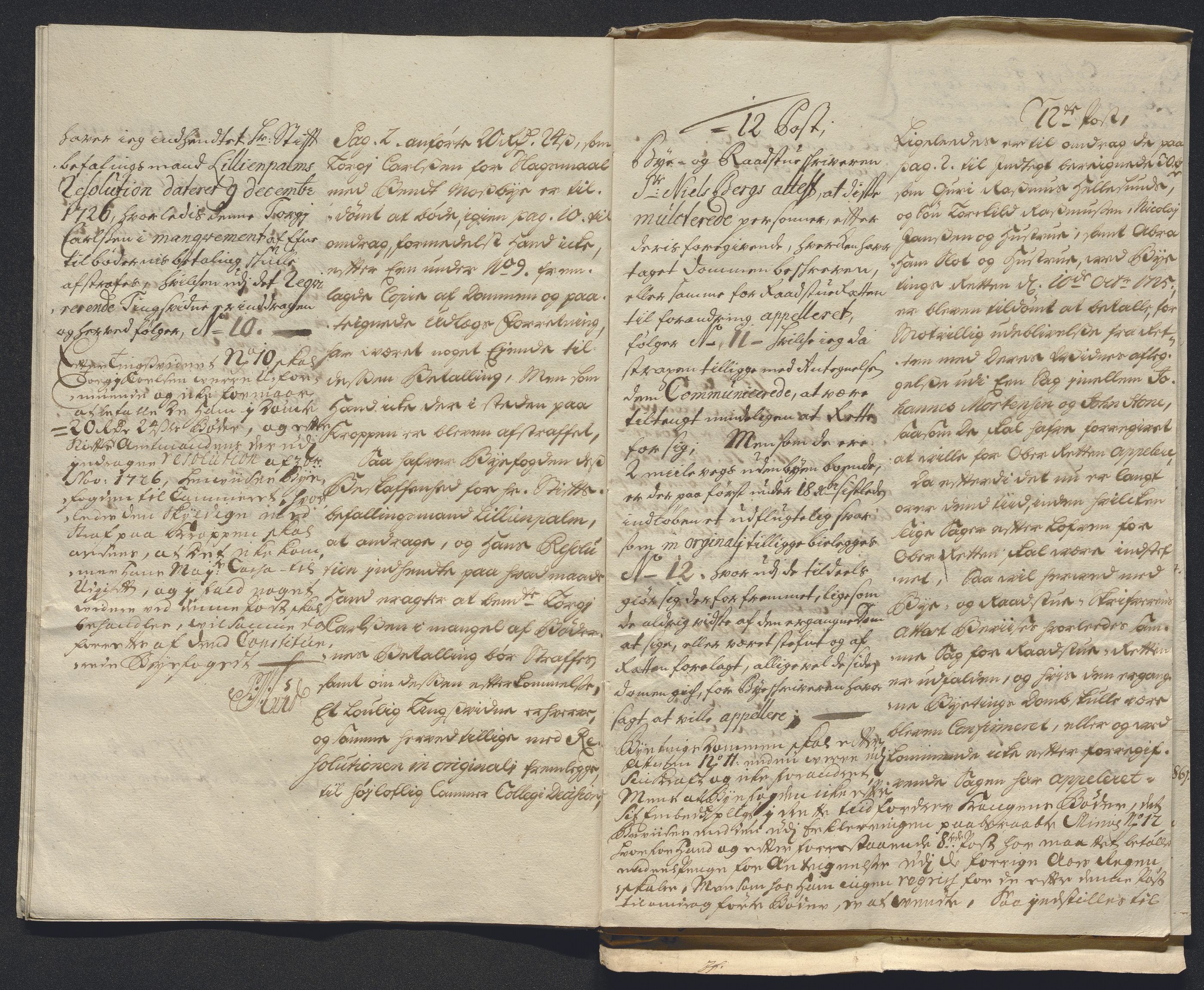 Rentekammeret inntil 1814, Reviderte regnskaper, Byregnskaper, AV/RA-EA-4066/R/Rm/L0286: [M19] Sikt og sakefall, 1719-1727, p. 441