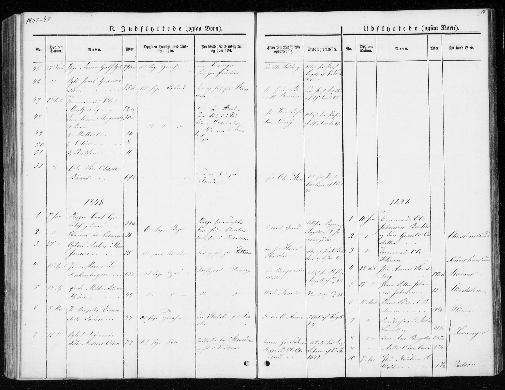 Ministerialprotokoller, klokkerbøker og fødselsregistre - Sør-Trøndelag, SAT/A-1456/604/L0183: Parish register (official) no. 604A04, 1841-1850, p. 159