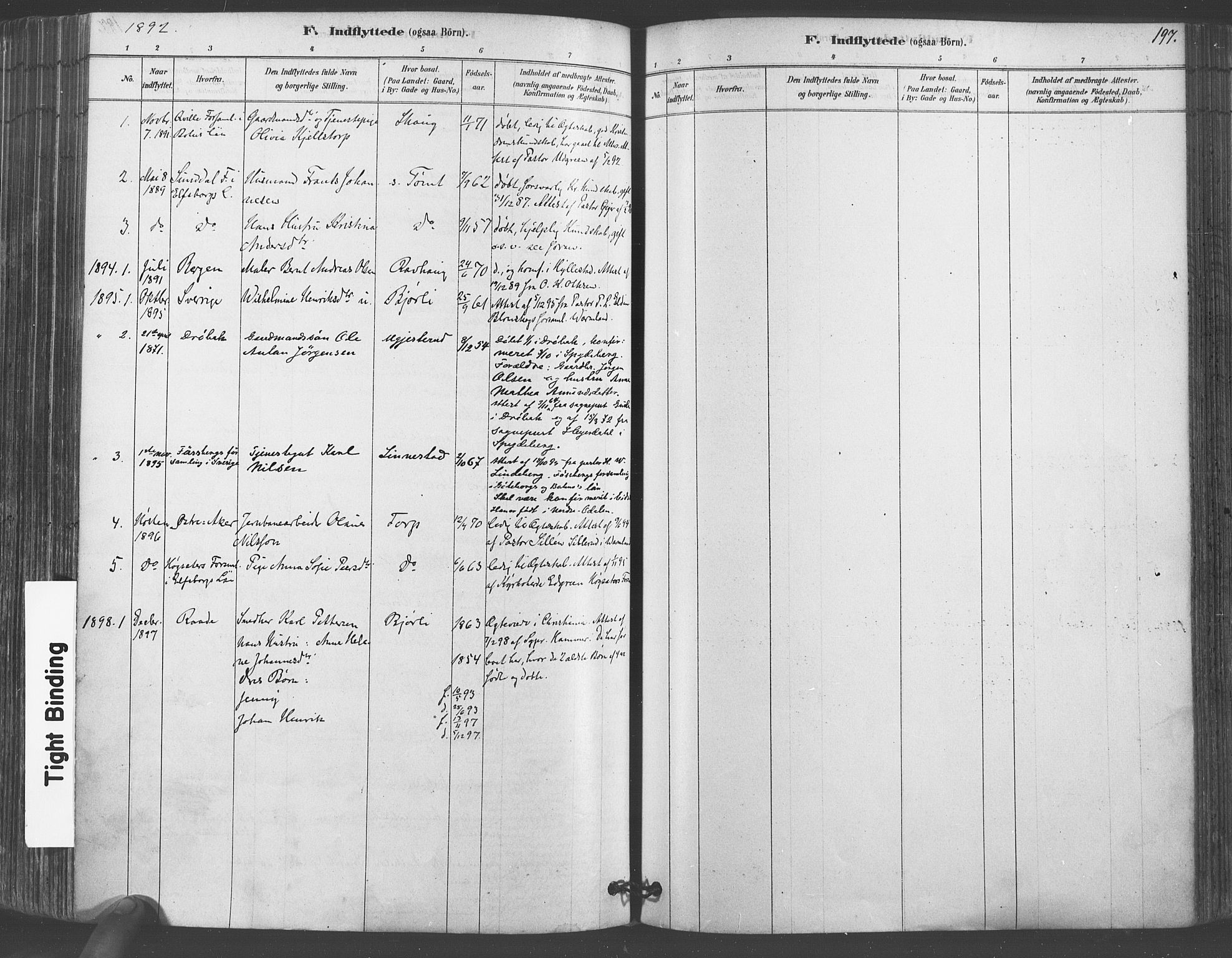 Vestby prestekontor Kirkebøker, SAO/A-10893/F/Fa/L0009: Parish register (official) no. I 9, 1878-1900, p. 197