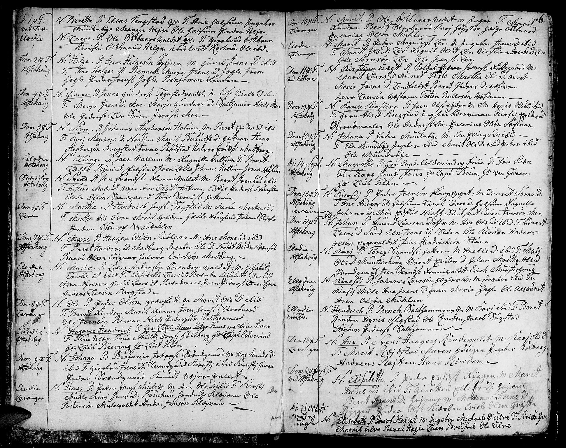 Ministerialprotokoller, klokkerbøker og fødselsregistre - Nord-Trøndelag, SAT/A-1458/717/L0142: Parish register (official) no. 717A02 /1, 1783-1809, p. 6