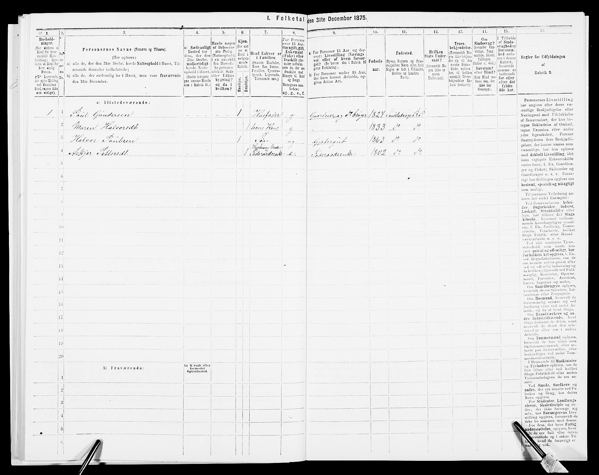 SAK, 1875 census for 0913L Risør/Søndeled, 1875, p. 1028