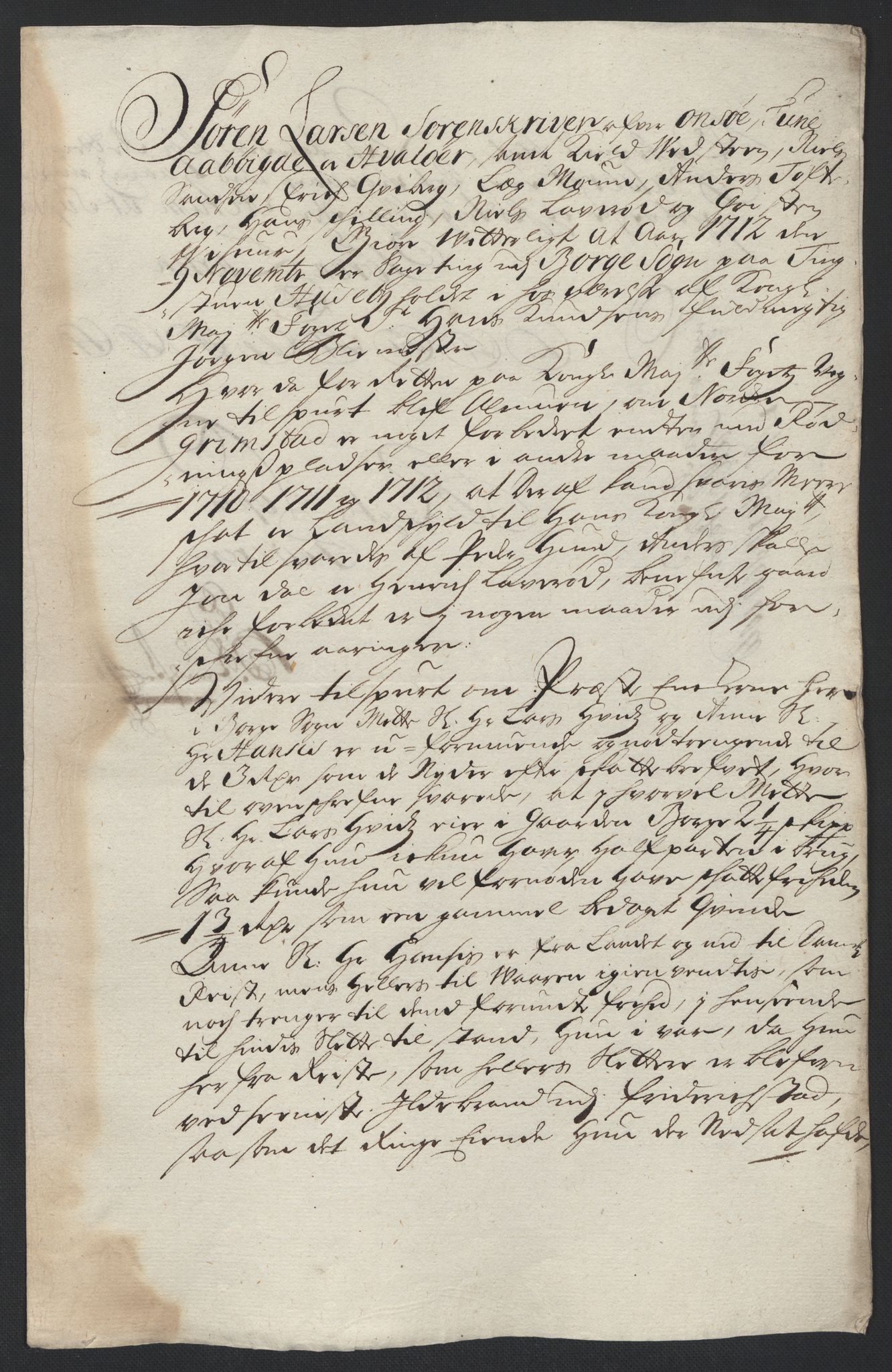 Rentekammeret inntil 1814, Reviderte regnskaper, Fogderegnskap, AV/RA-EA-4092/R04/L0135: Fogderegnskap Moss, Onsøy, Tune, Veme og Åbygge, 1709-1710, p. 445