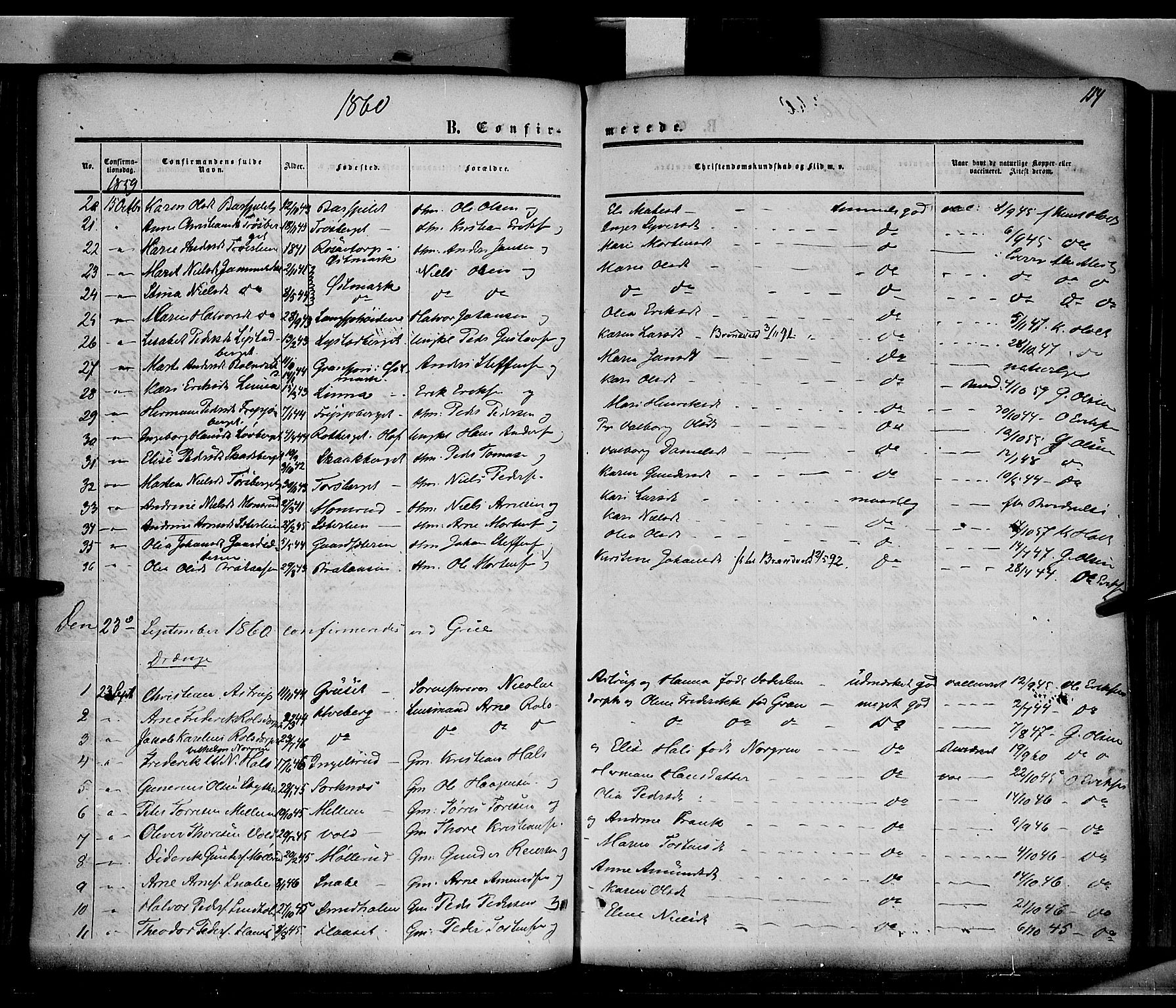 Grue prestekontor, AV/SAH-PREST-036/H/Ha/Haa/L0009: Parish register (official) no. 9, 1859-1863, p. 114