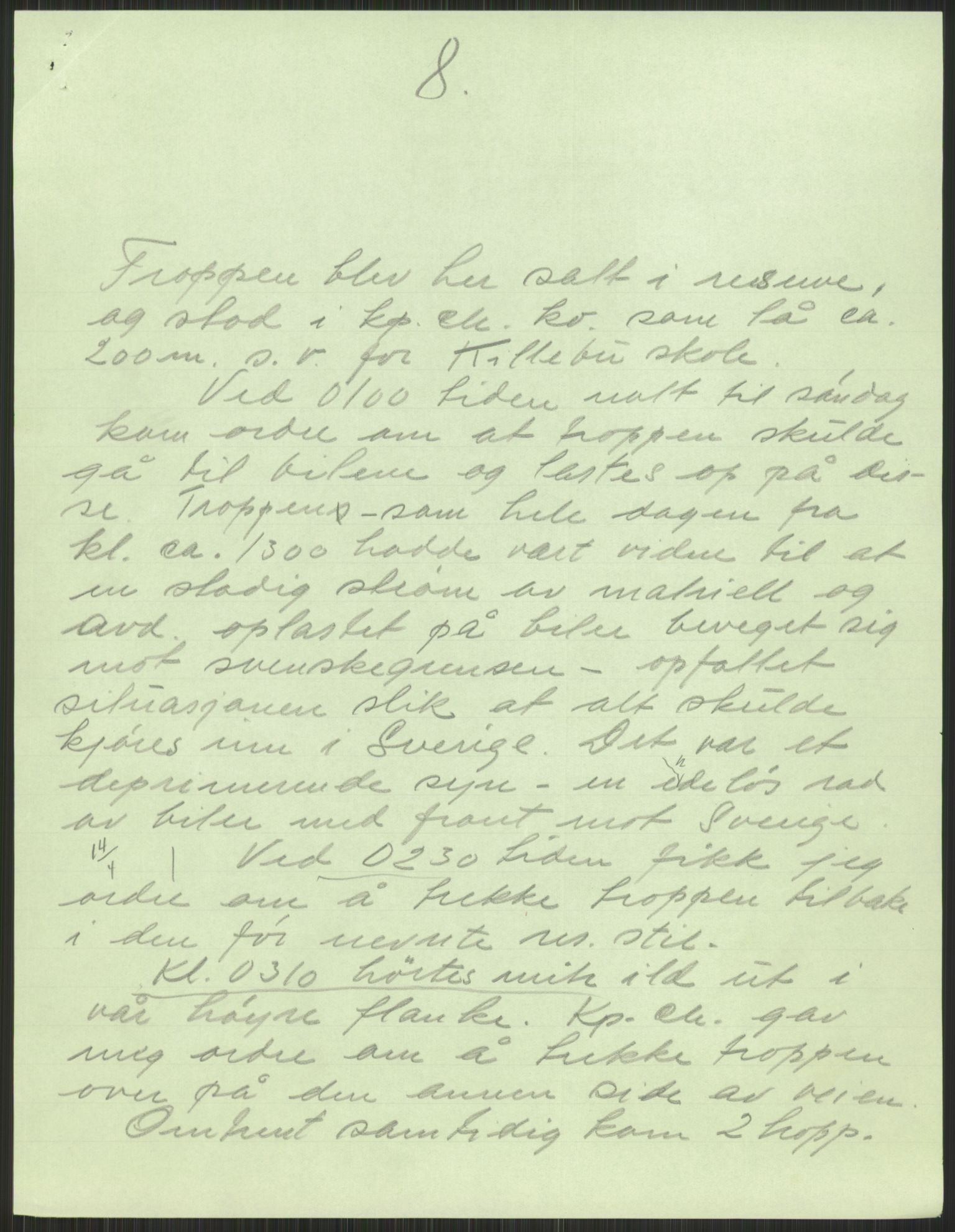 Forsvaret, Forsvarets krigshistoriske avdeling, AV/RA-RAFA-2017/Y/Yb/L0052: II-C-11-112-120  -  1. Divisjon, 1940, p. 33