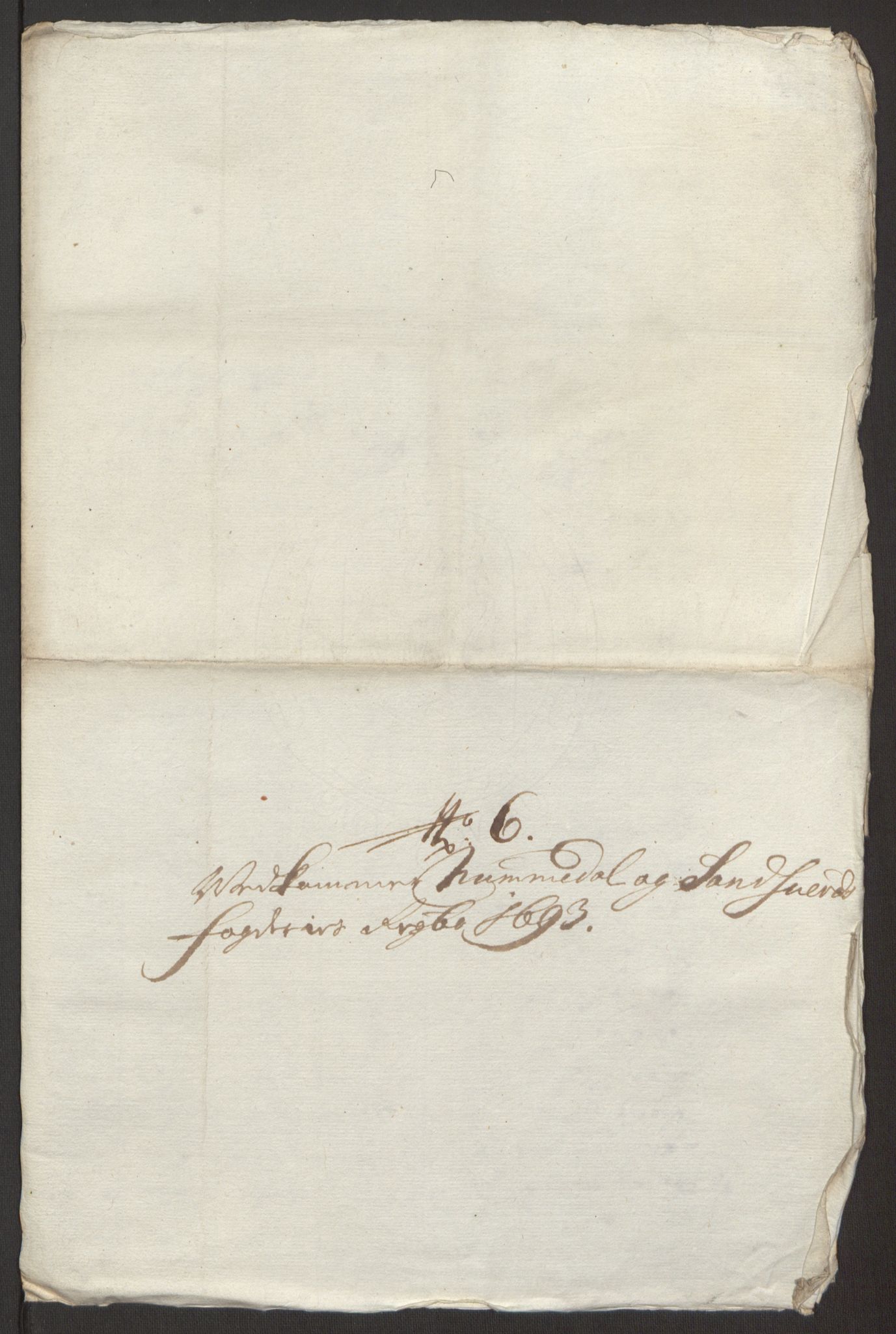 Rentekammeret inntil 1814, Reviderte regnskaper, Fogderegnskap, AV/RA-EA-4092/R24/L1575: Fogderegnskap Numedal og Sandsvær, 1692-1695, p. 459