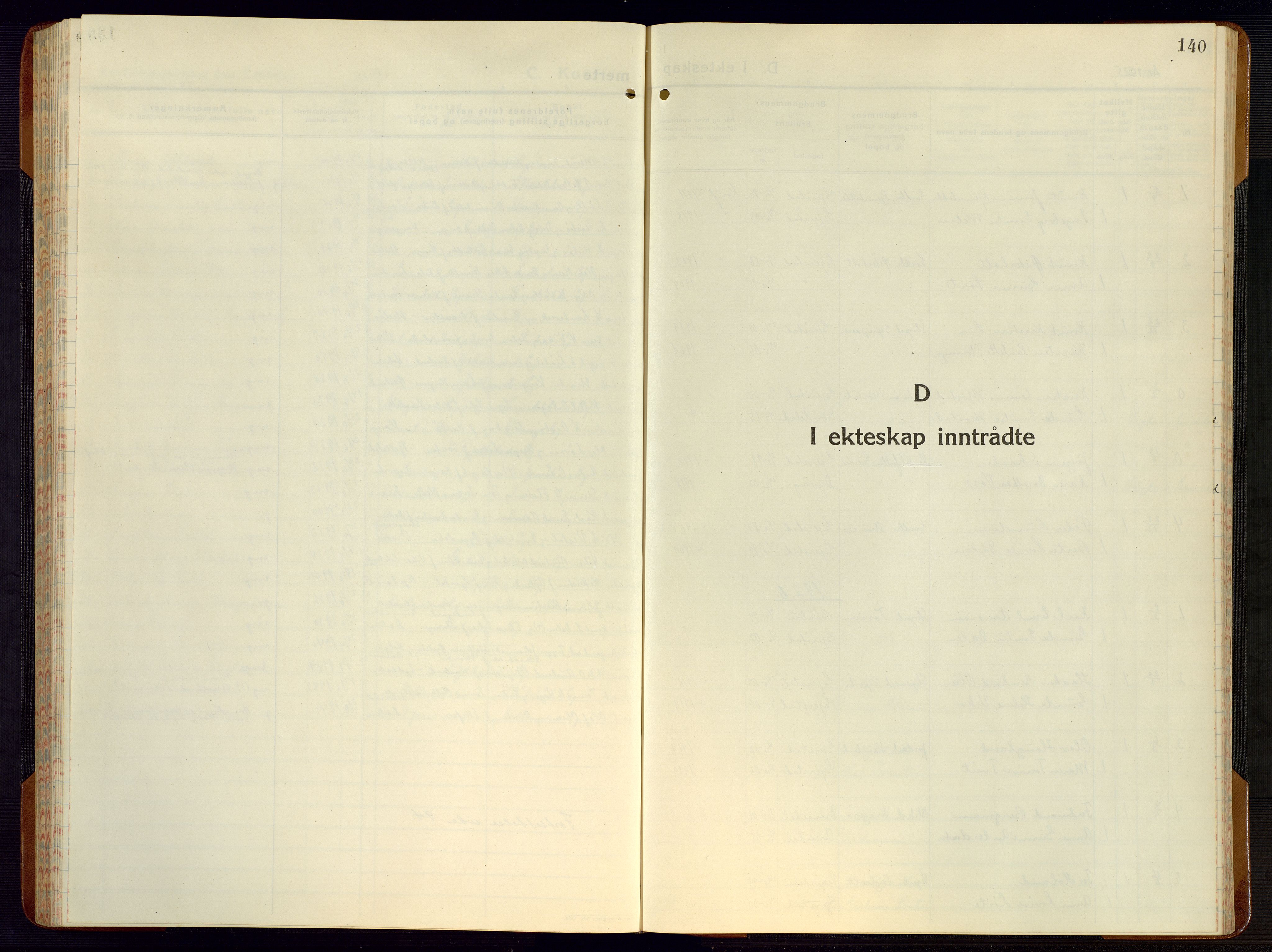 Gjerstad sokneprestkontor, SAK/1111-0014/F/Fb/Fba/L0009: Parish register (copy) no. B 9, 1925-1946, p. 140