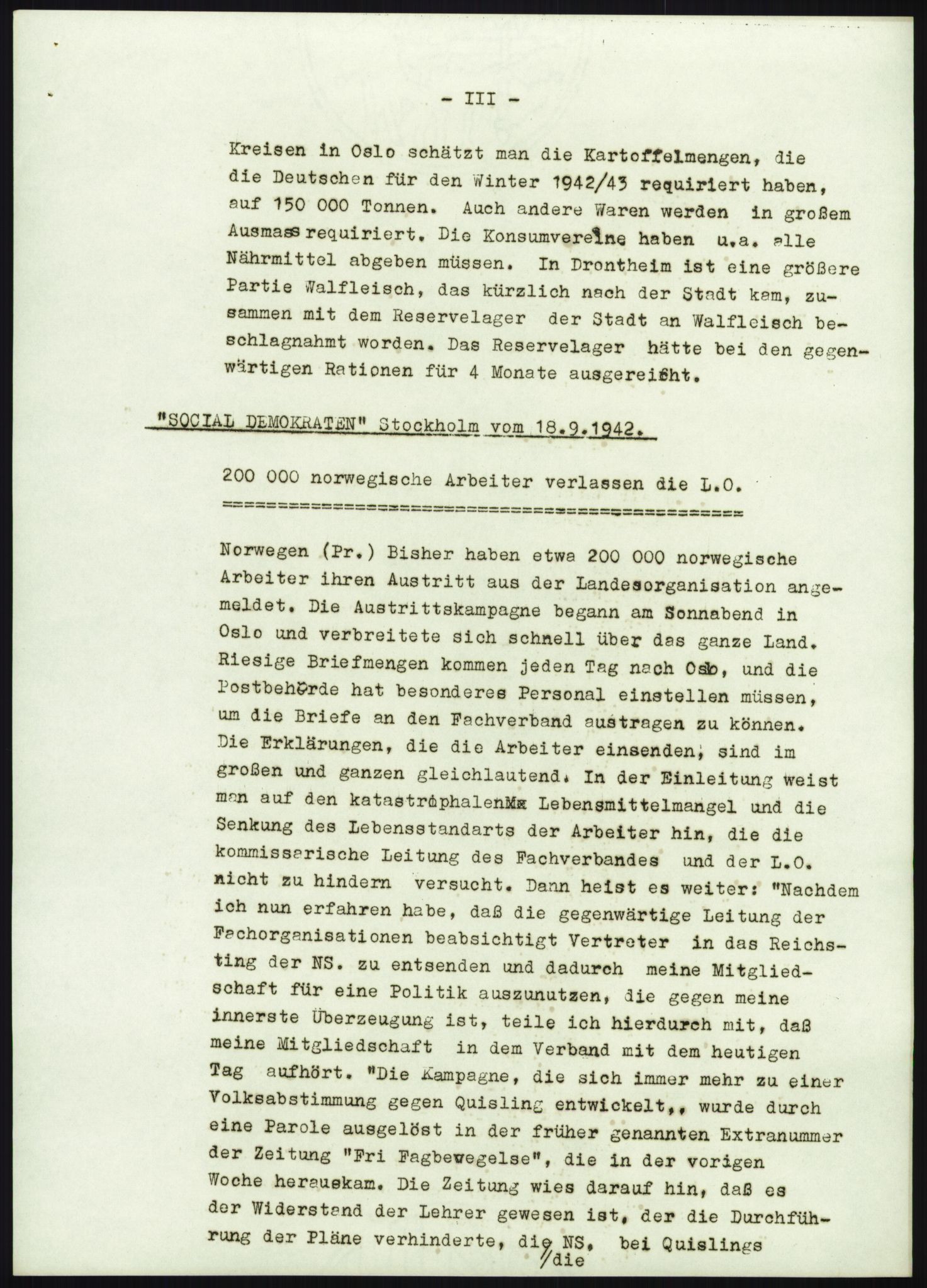 Forsvarets Overkommando. 2 kontor. Arkiv 11.4. Spredte tyske arkivsaker, AV/RA-RAFA-7031/D/Dar/Darb/L0010: Reichskommissariat - Hauptabteilung Volksaufklärung und Propaganda, 1940-1943, p. 182