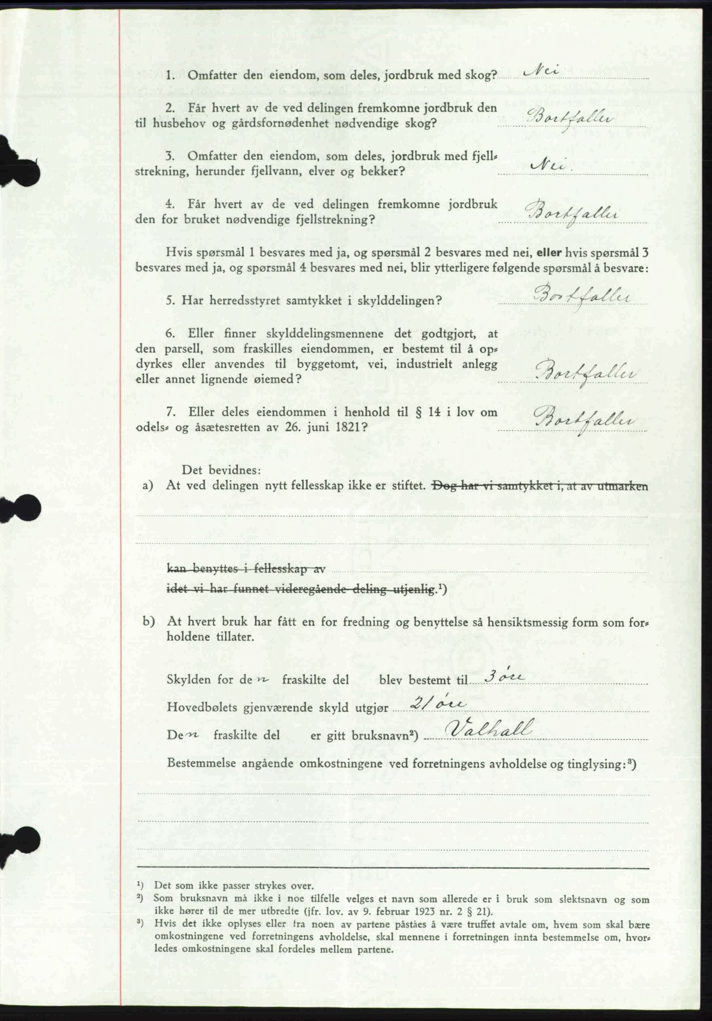 Toten tingrett, SAH/TING-006/H/Hb/Hbc/L0008: Mortgage book no. Hbc-08, 1941-1941, Diary no: : 956/1941