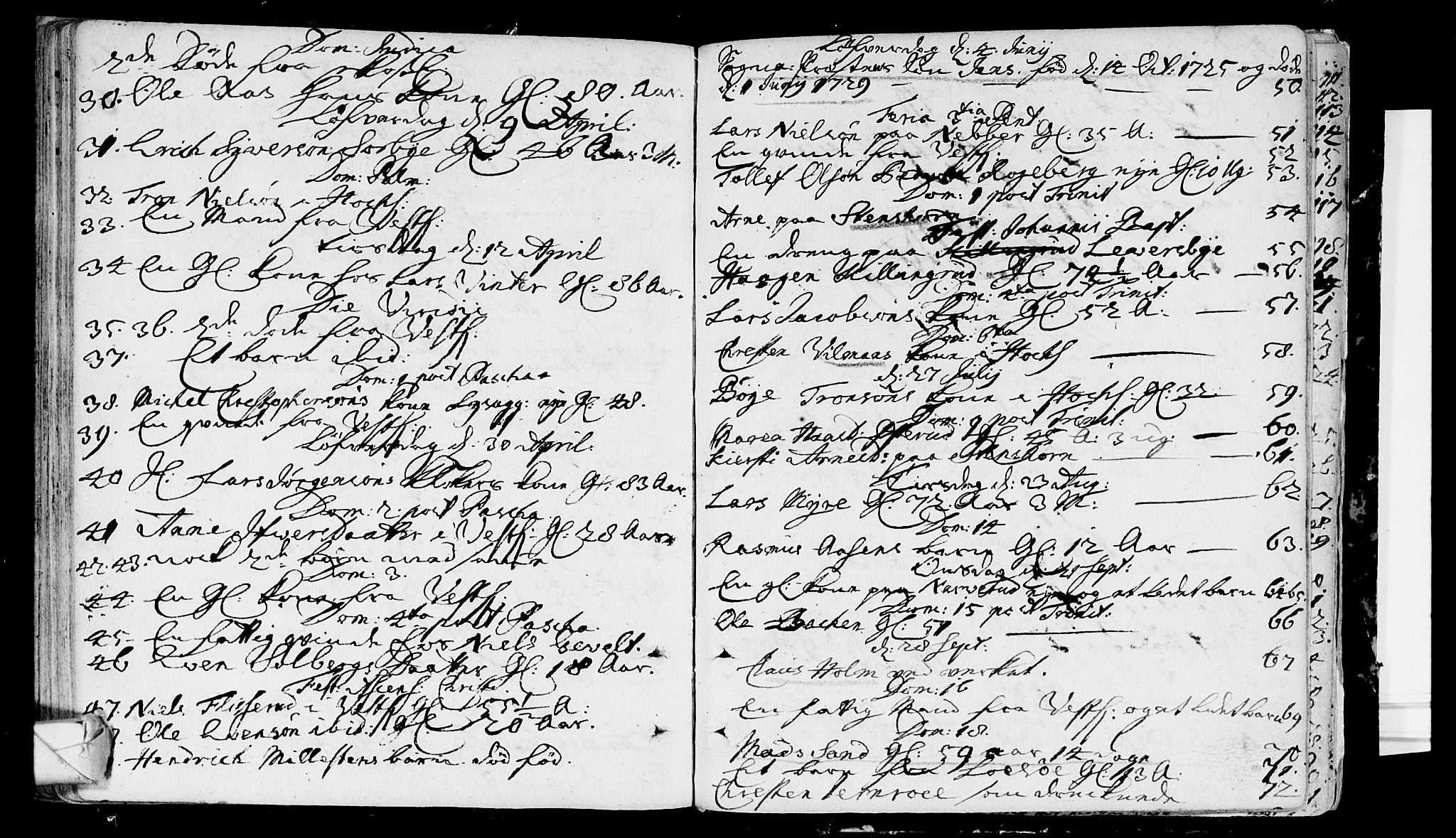 Eiker kirkebøker, AV/SAKO-A-4/F/Fa/L0006: Parish register (official) no. I 6 /1, 1705-1733