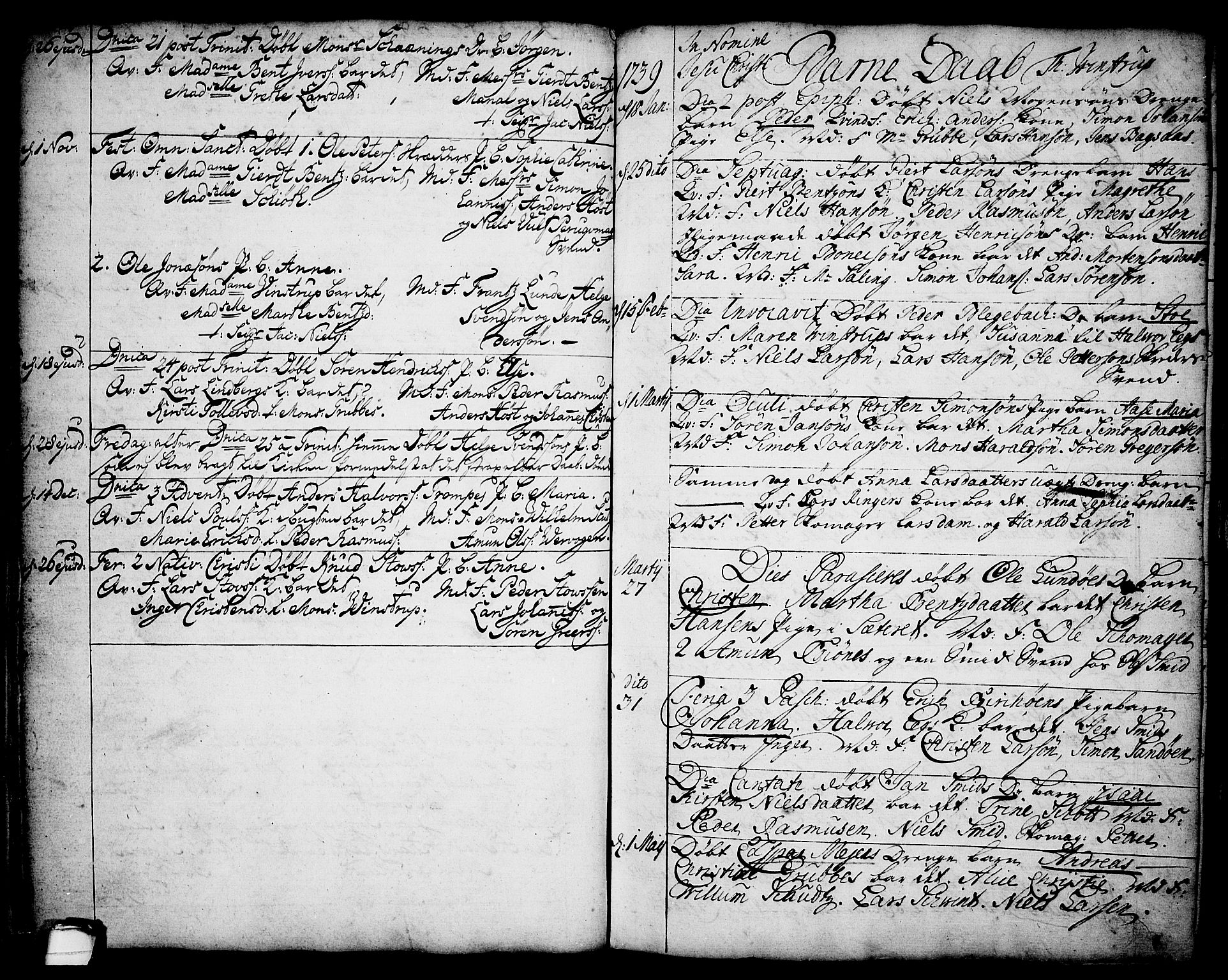 Brevik kirkebøker, SAKO/A-255/F/Fa/L0002: Parish register (official) no. 2, 1720-1764, p. 34j