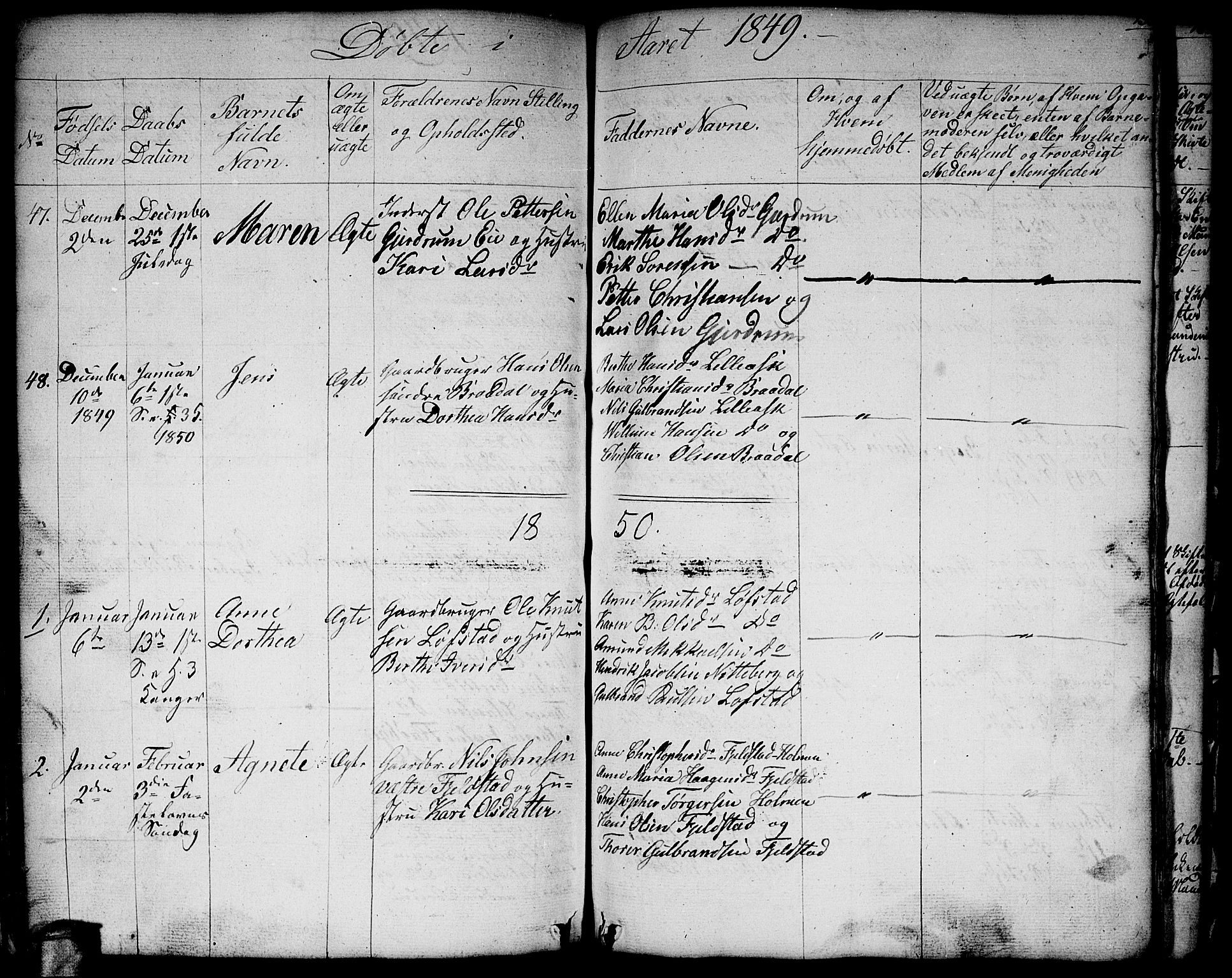 Gjerdrum prestekontor Kirkebøker, SAO/A-10412b/G/Ga/L0002: Parish register (copy) no. I 2, 1836-1850, p. 153