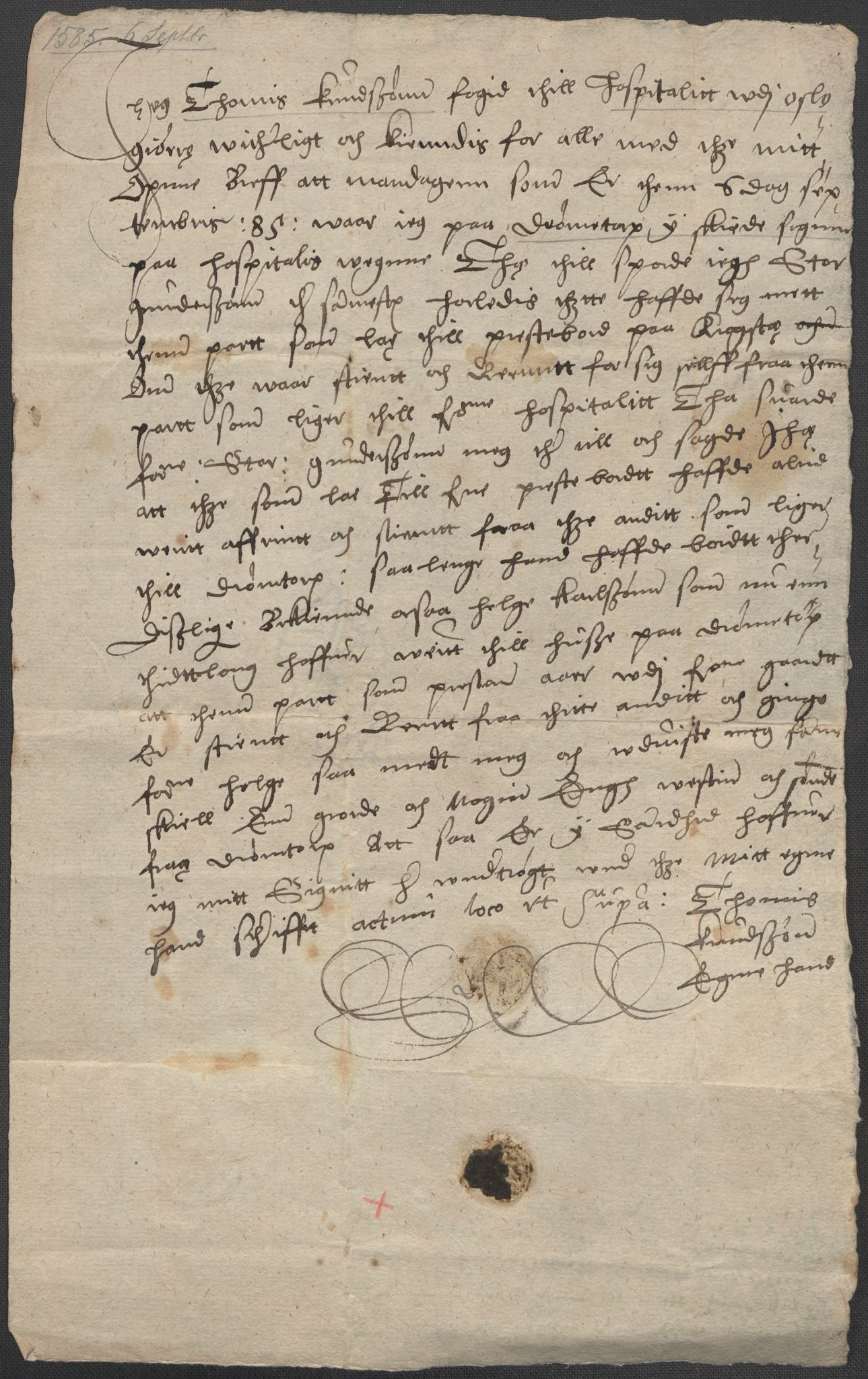 Riksarkivets diplomsamling, AV/RA-EA-5965/F15/L0007: Prestearkiv - Akershus, 1573-1693, p. 10