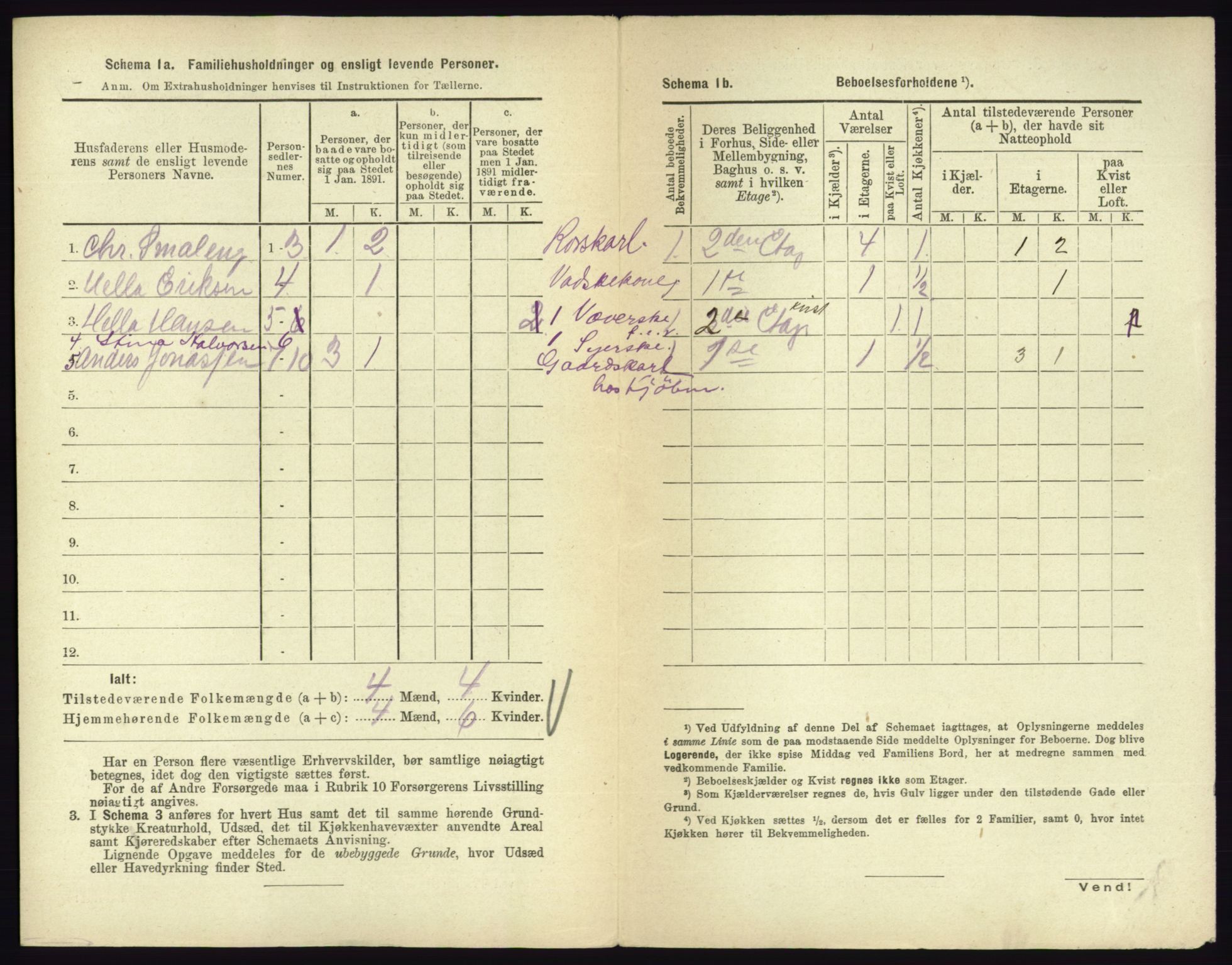 RA, 1891 census for 0705 Tønsberg, 1891, p. 485