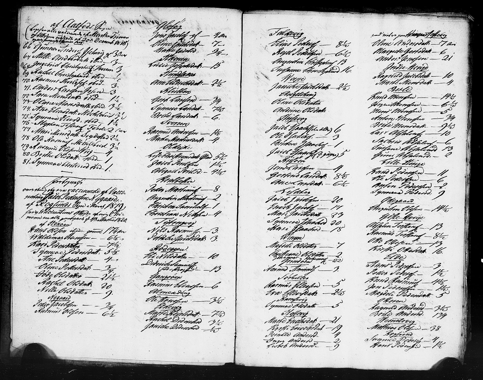 Davik sokneprestembete, SAB/A-79701/H/Haa/Haaa: Parish register (official) no. A 7, 1818-1829