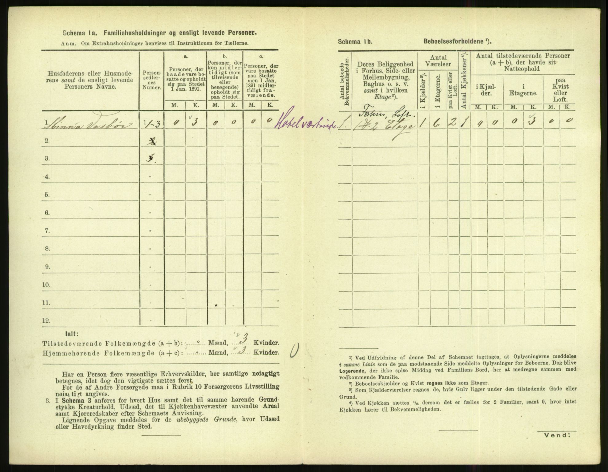 RA, 1891 census for 1002 Mandal, 1891, p. 436