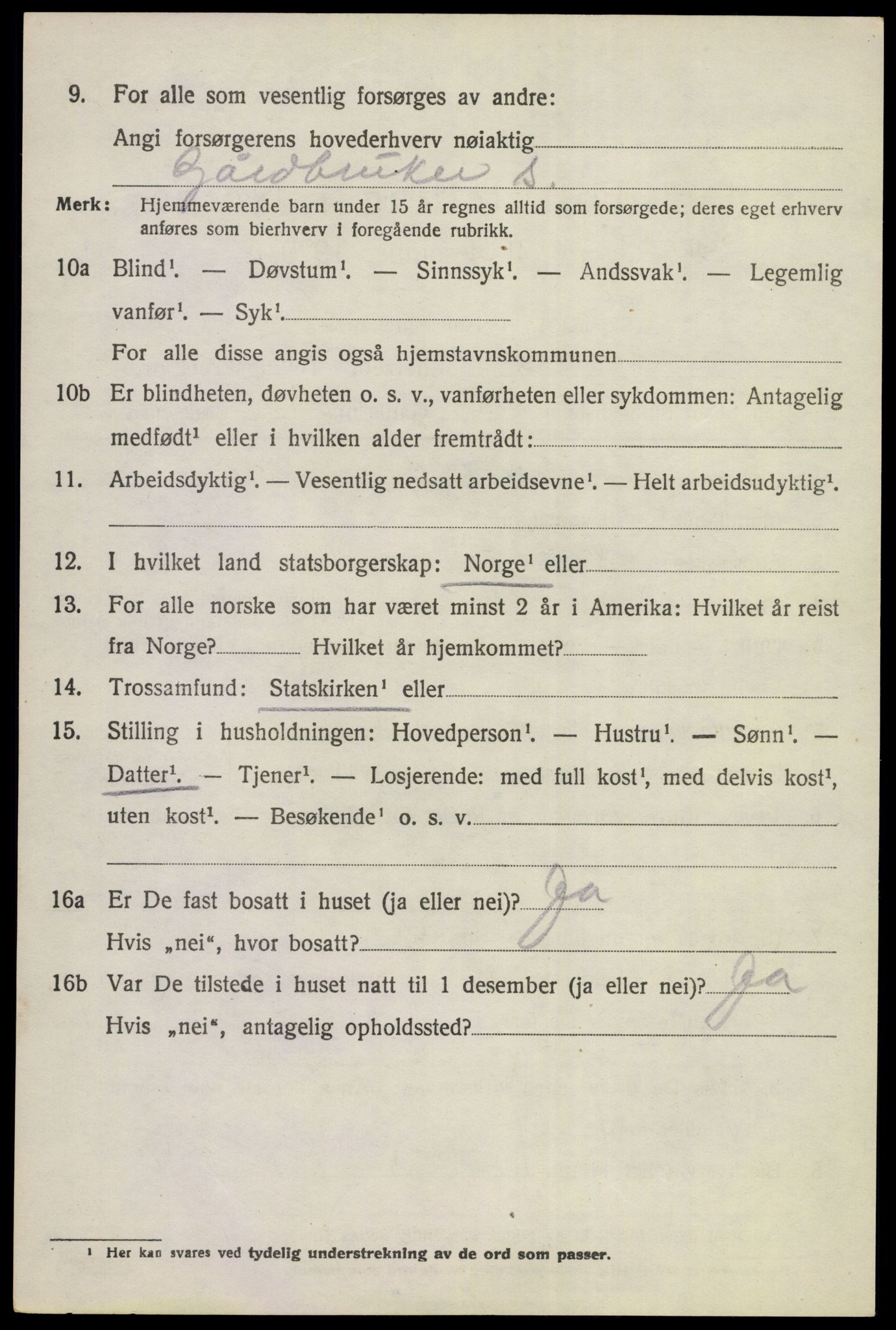 SAKO, 1920 census for Norderhov, 1920, p. 18501