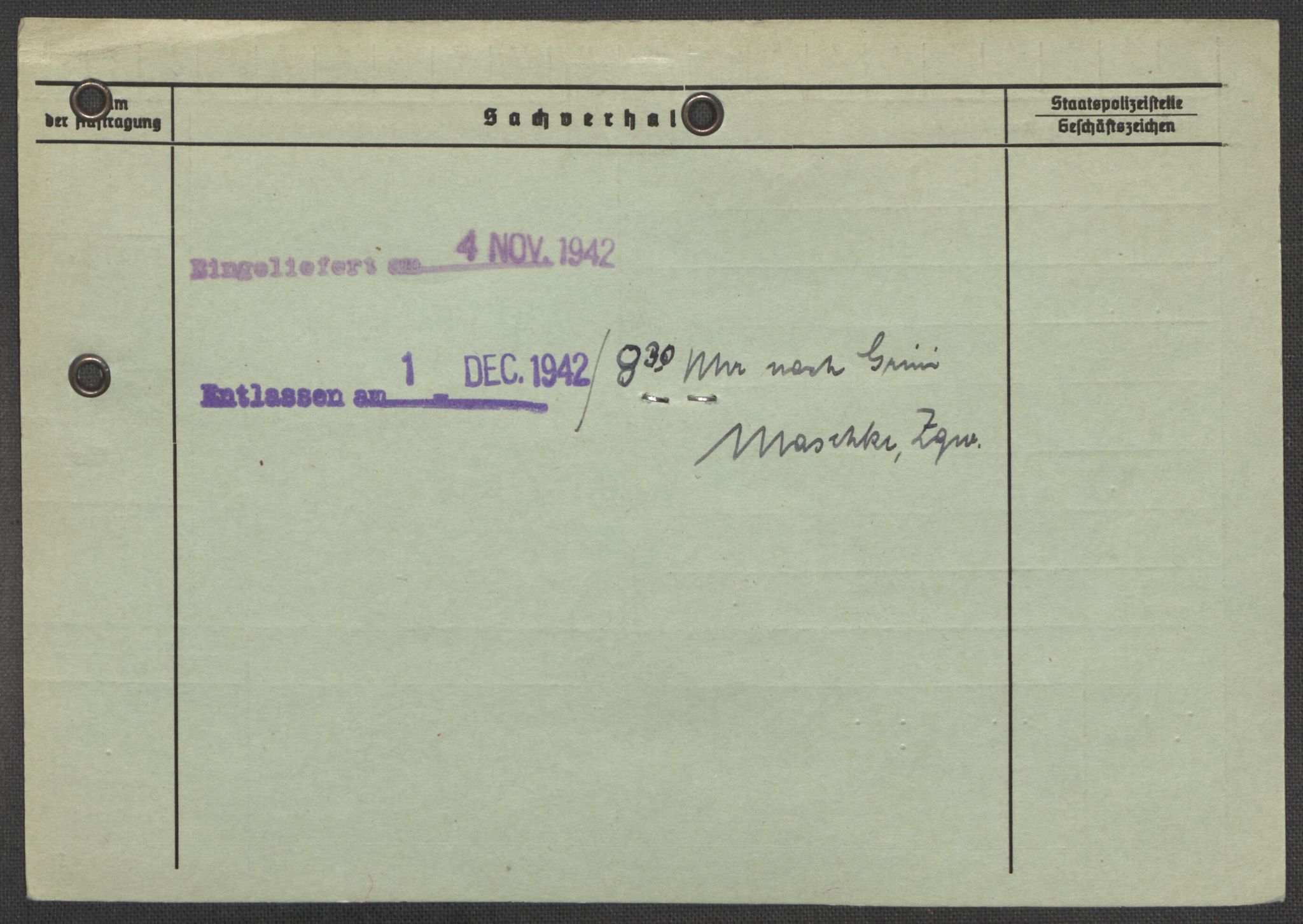 Befehlshaber der Sicherheitspolizei und des SD, AV/RA-RAFA-5969/E/Ea/Eaa/L0009: Register over norske fanger i Møllergata 19: Ru-Sy, 1940-1945, p. 125