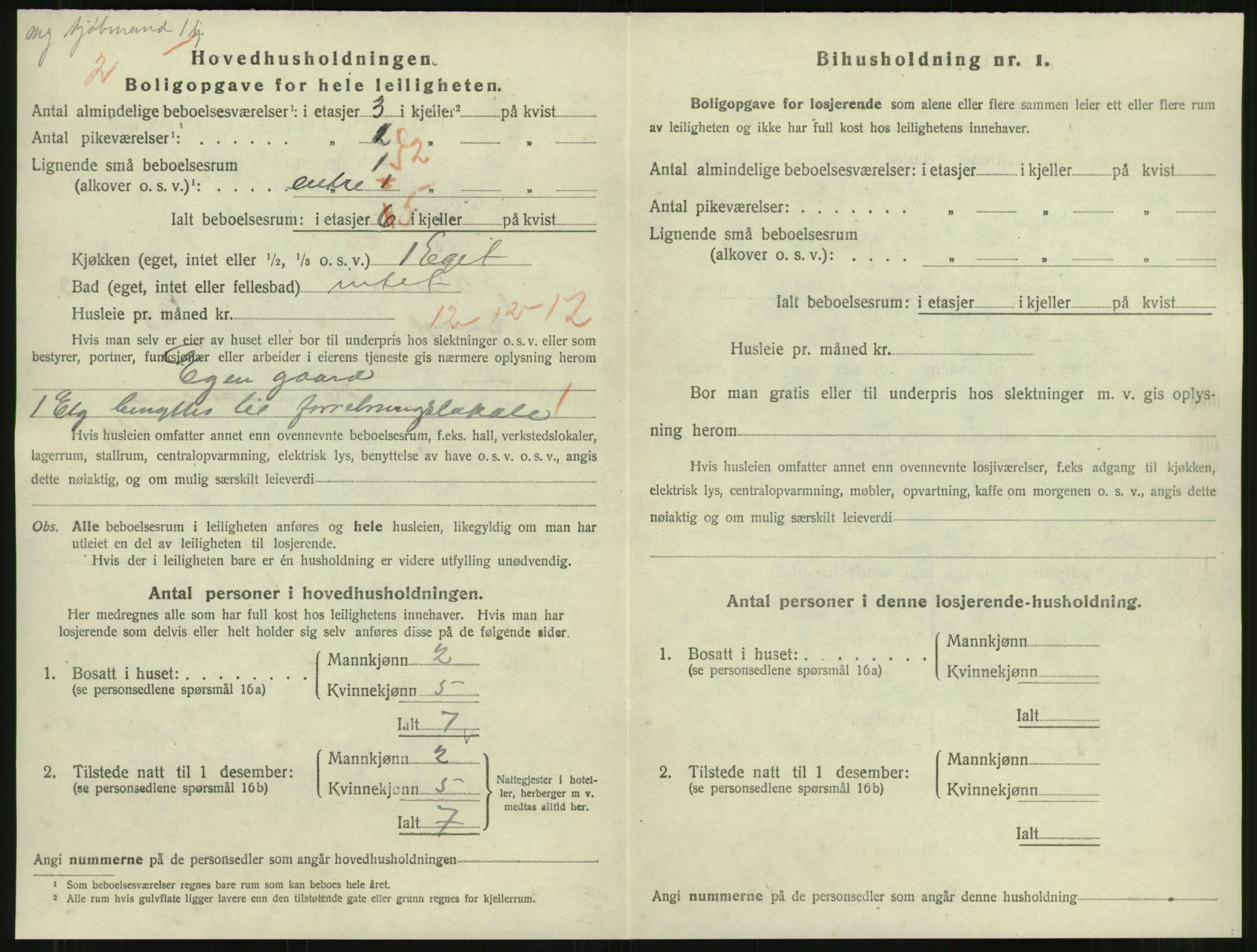 SAT, 1920 census for Namsos, 1920, p. 1210