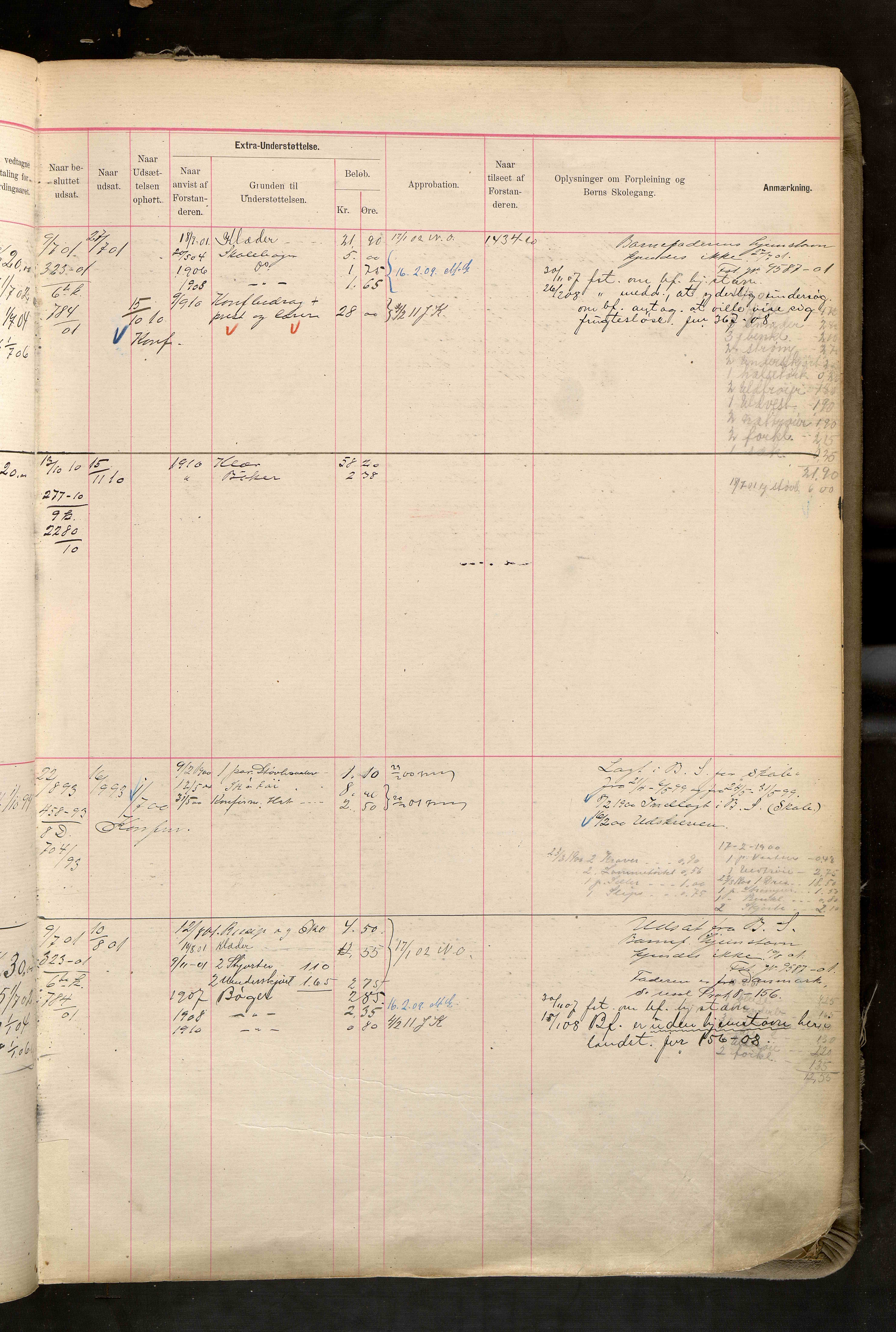 Fattigvesenet, OBA/A-20045/H/Hd/L0006: Manntallsprotokoll. Mnr. 501-1000, 1897-1910, p. 235