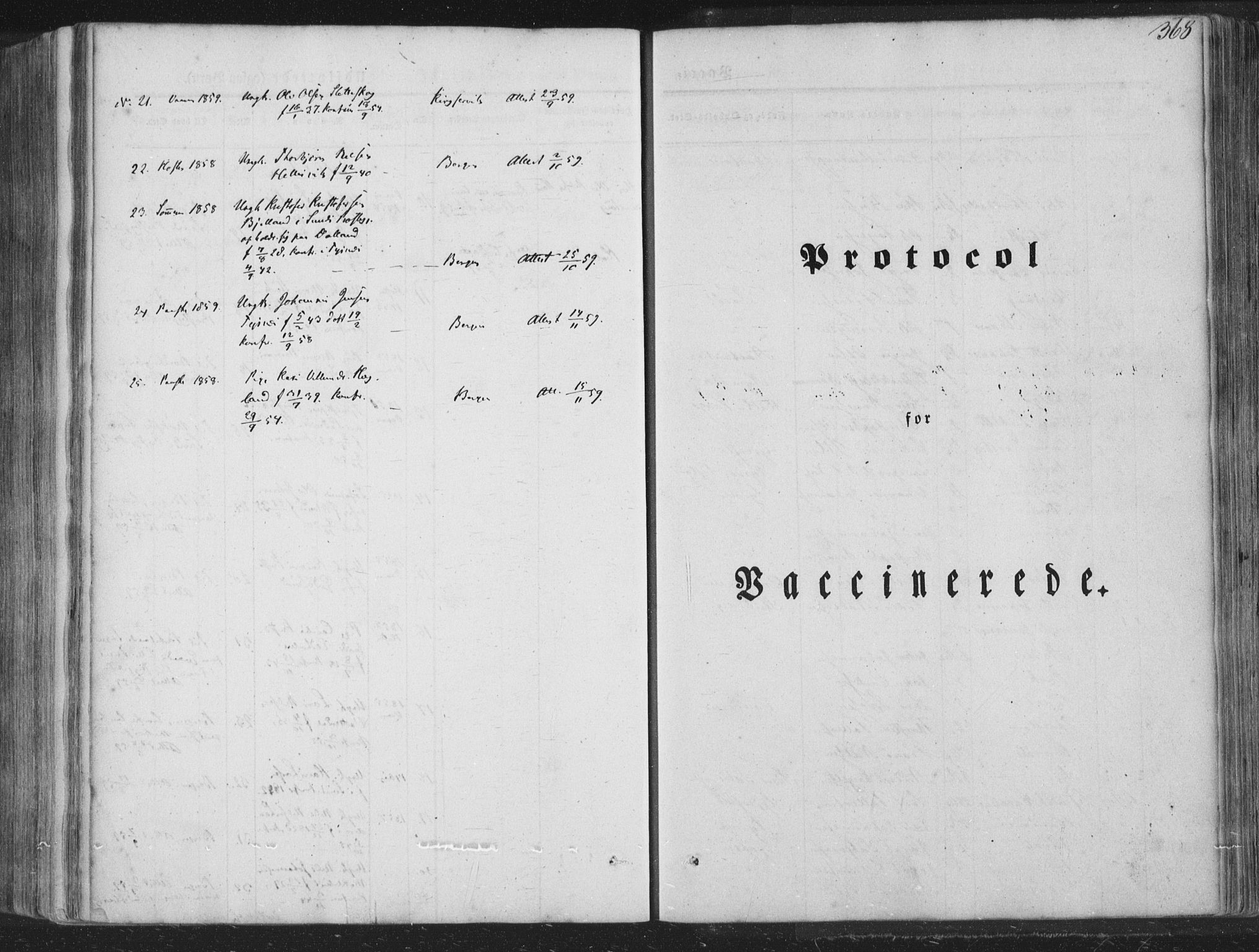 Tysnes sokneprestembete, SAB/A-78601/H/Haa: Parish register (official) no. A 10, 1848-1859, p. 368
