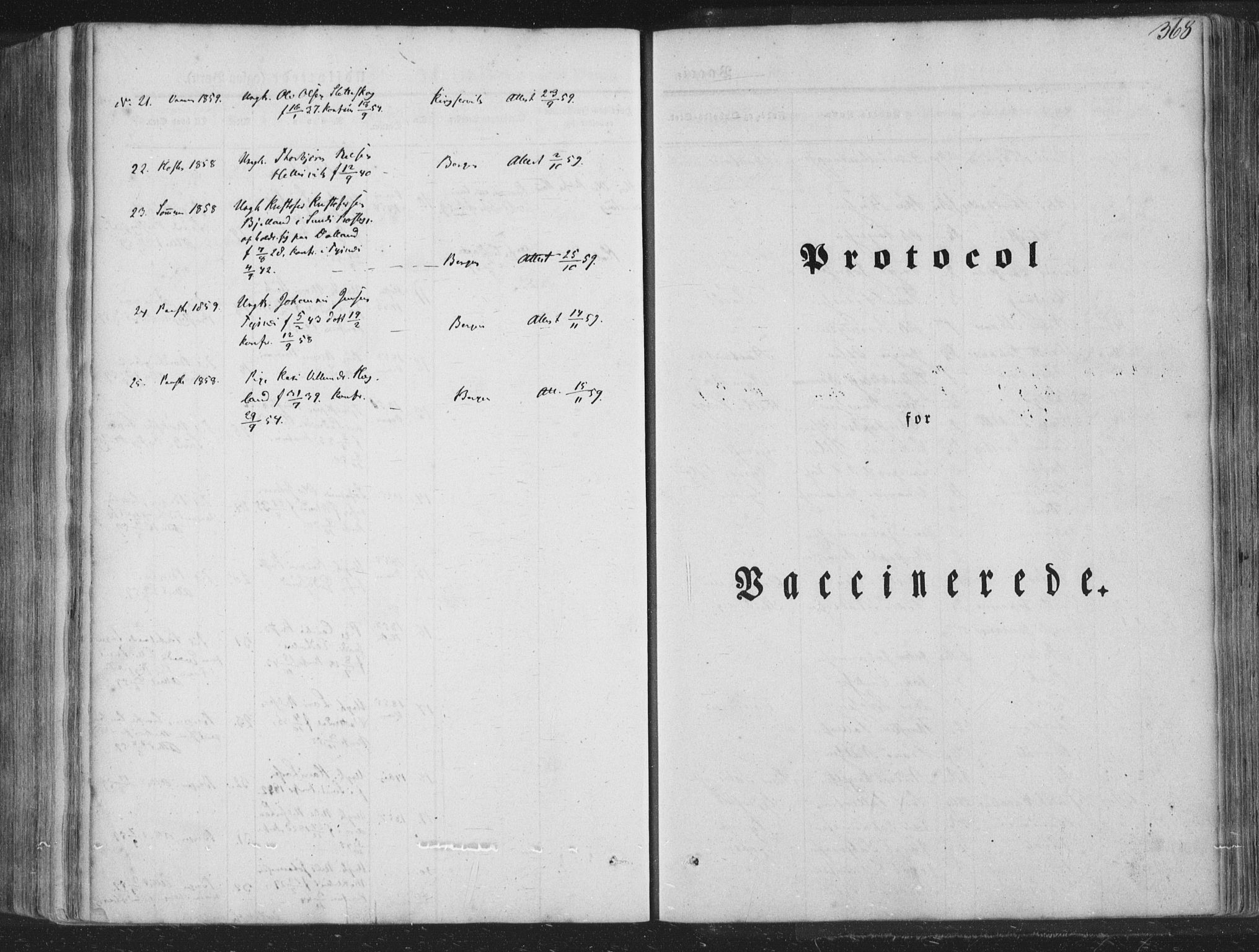 Tysnes sokneprestembete, AV/SAB-A-78601/H/Haa: Parish register (official) no. A 10, 1848-1859, p. 368