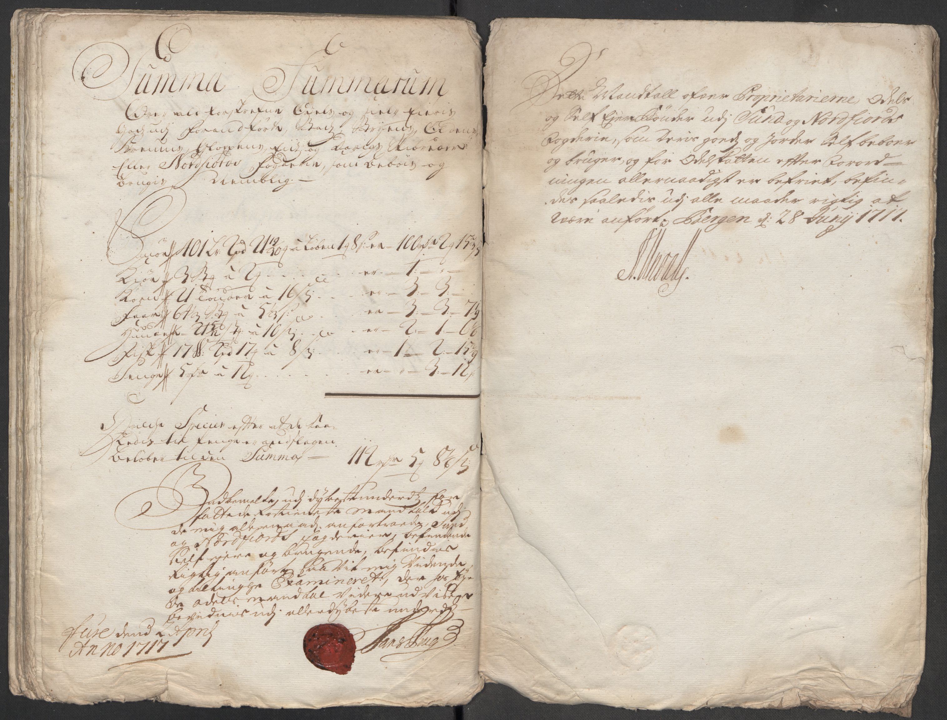 Rentekammeret inntil 1814, Reviderte regnskaper, Fogderegnskap, AV/RA-EA-4092/R53/L3439: Fogderegnskap Sunn- og Nordfjord, 1715, p. 238