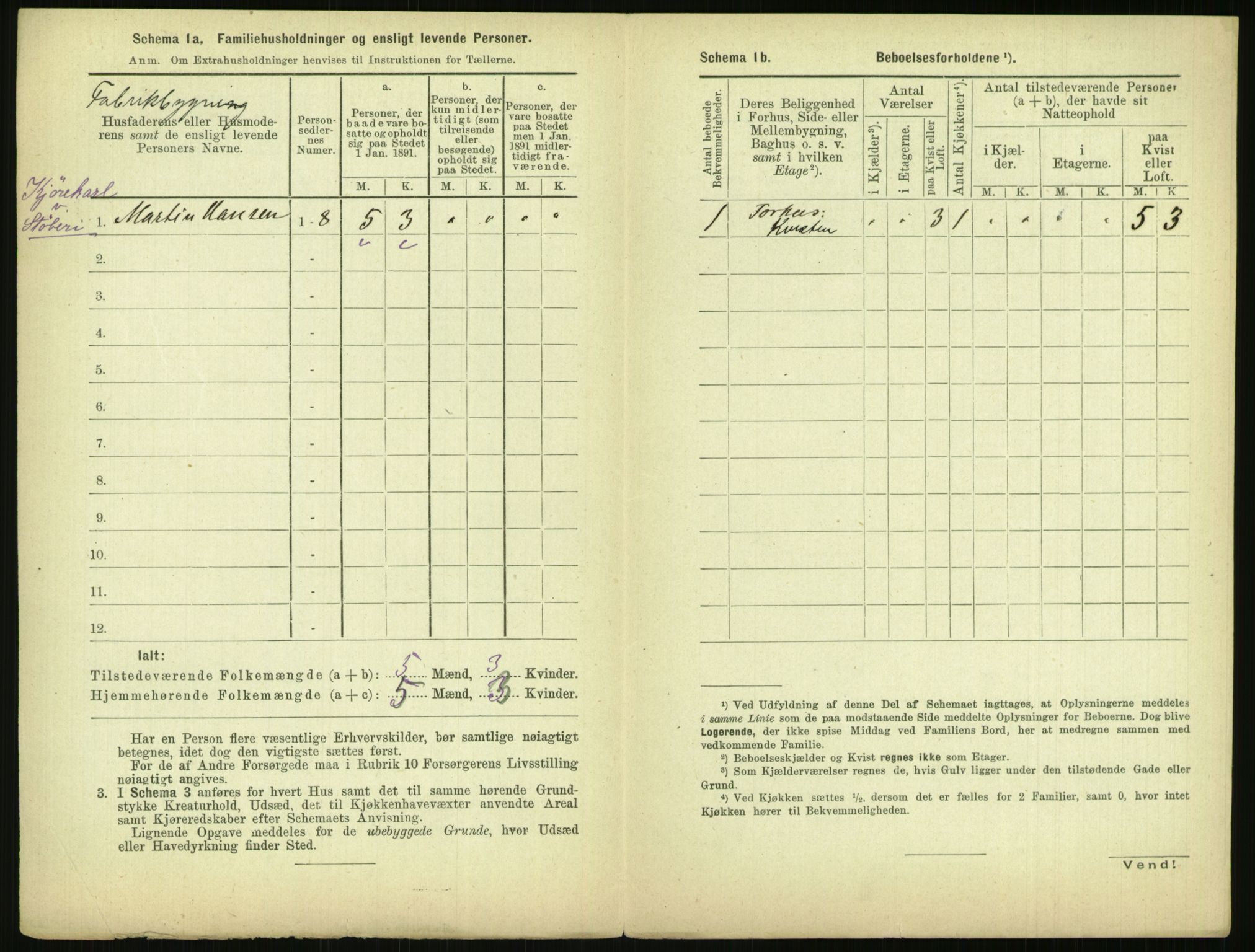 RA, 1891 census for 0301 Kristiania, 1891, p. 143428