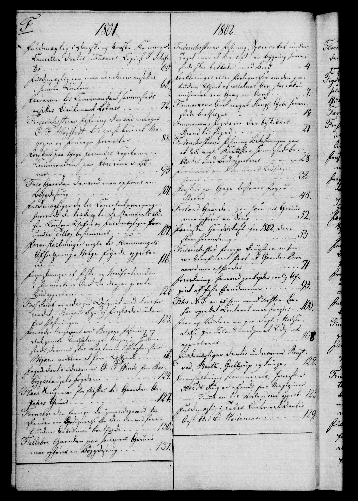 Rentekammeret, Kammerkanselliet, RA/EA-3111/G/Gf/Gfb/L0016: Register til norske relasjons- og resolusjonsprotokoller (merket RK 52.111), 1801-1814, p. 59