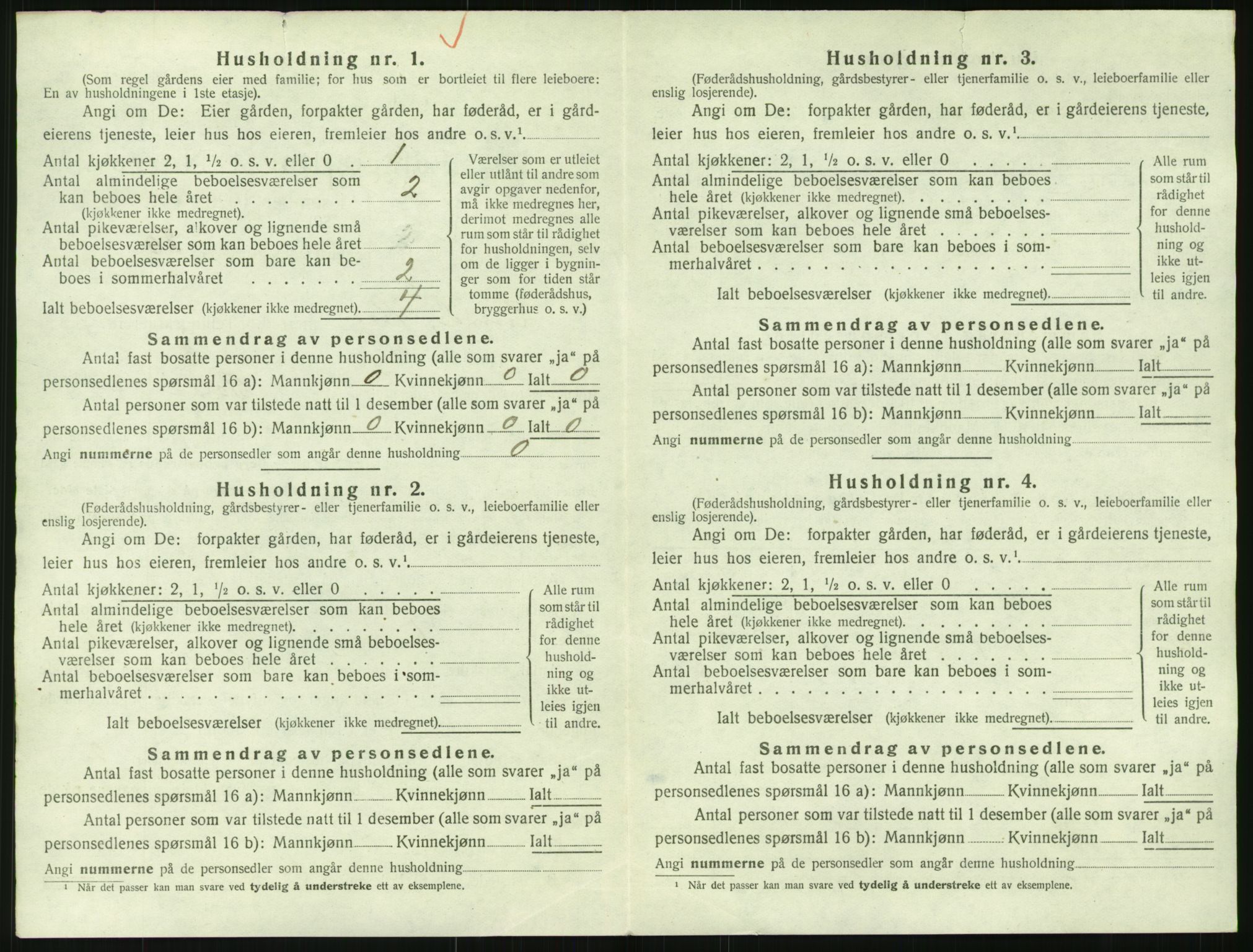 SAST, 1920 census for Lund, 1920, p. 711