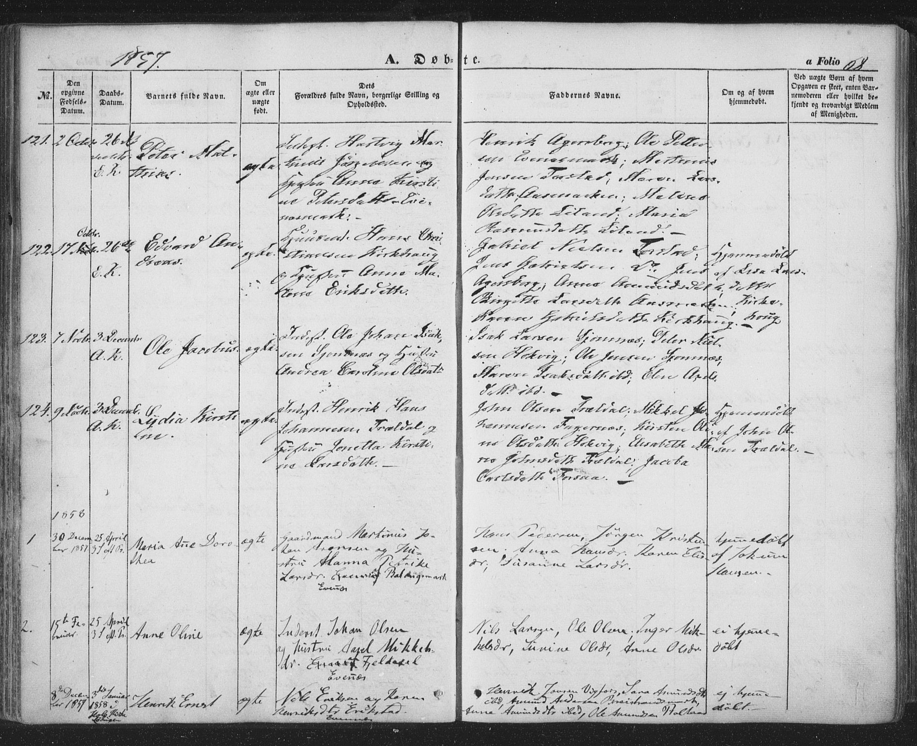 Ministerialprotokoller, klokkerbøker og fødselsregistre - Nordland, AV/SAT-A-1459/863/L0895: Parish register (official) no. 863A07, 1851-1860, p. 68