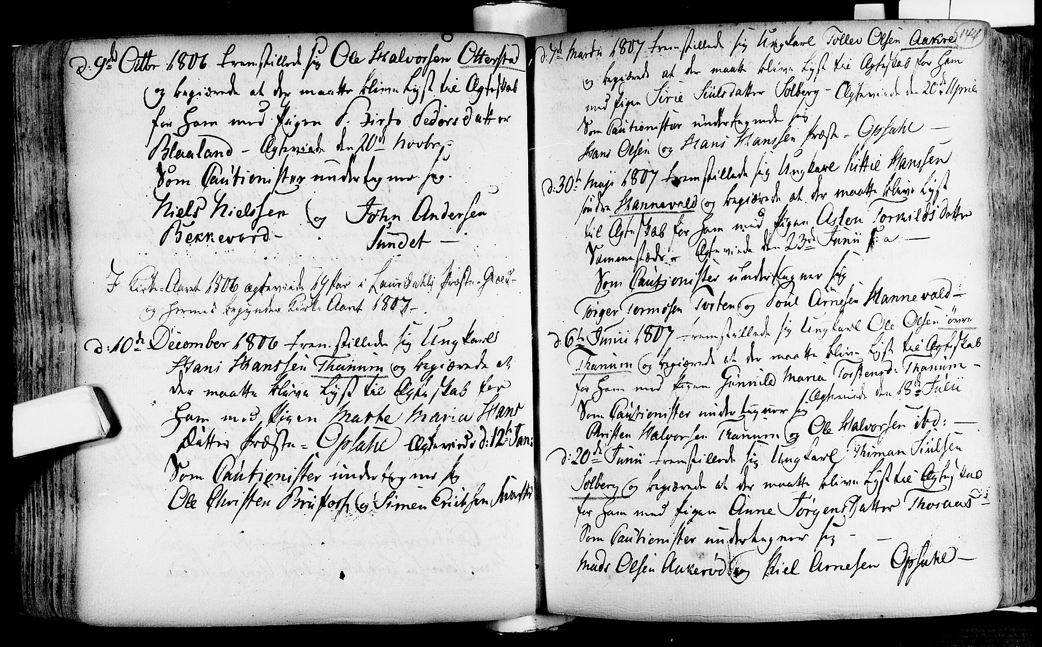 Lardal kirkebøker, AV/SAKO-A-350/F/Fa/L0004: Parish register (official) no. i 4, 1733-1815, p. 144