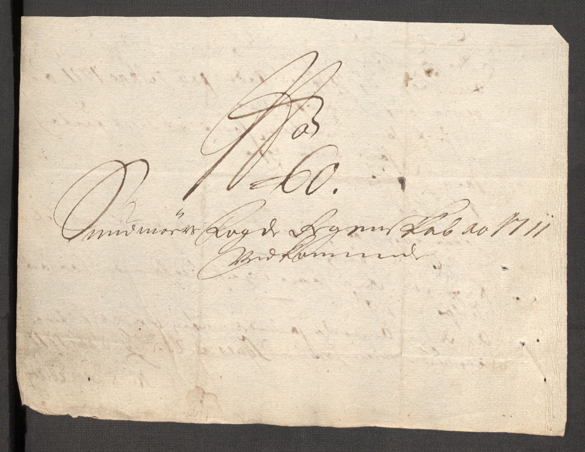 Rentekammeret inntil 1814, Reviderte regnskaper, Fogderegnskap, AV/RA-EA-4092/R54/L3564: Fogderegnskap Sunnmøre, 1711, p. 475