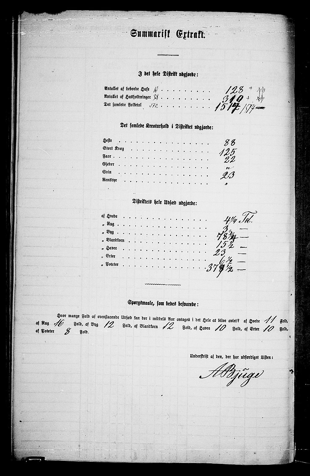 RA, 1865 census for Vestre Aker, 1865, p. 293