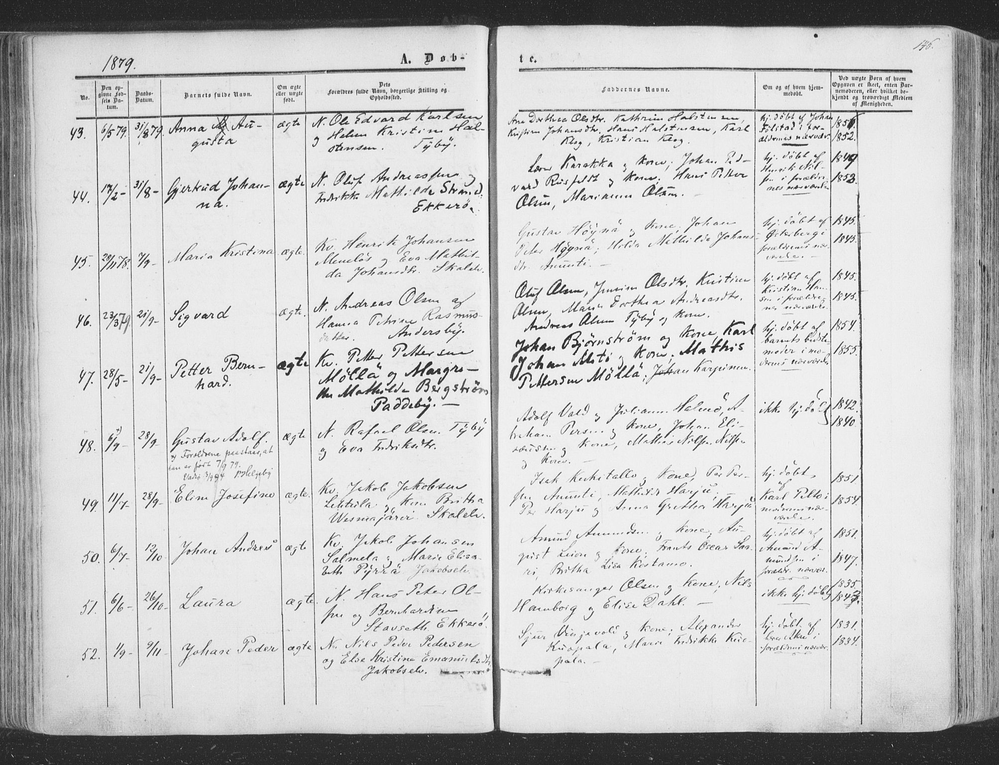 Vadsø sokneprestkontor, SATØ/S-1325/H/Ha/L0004kirke: Parish register (official) no. 4, 1854-1880, p. 146