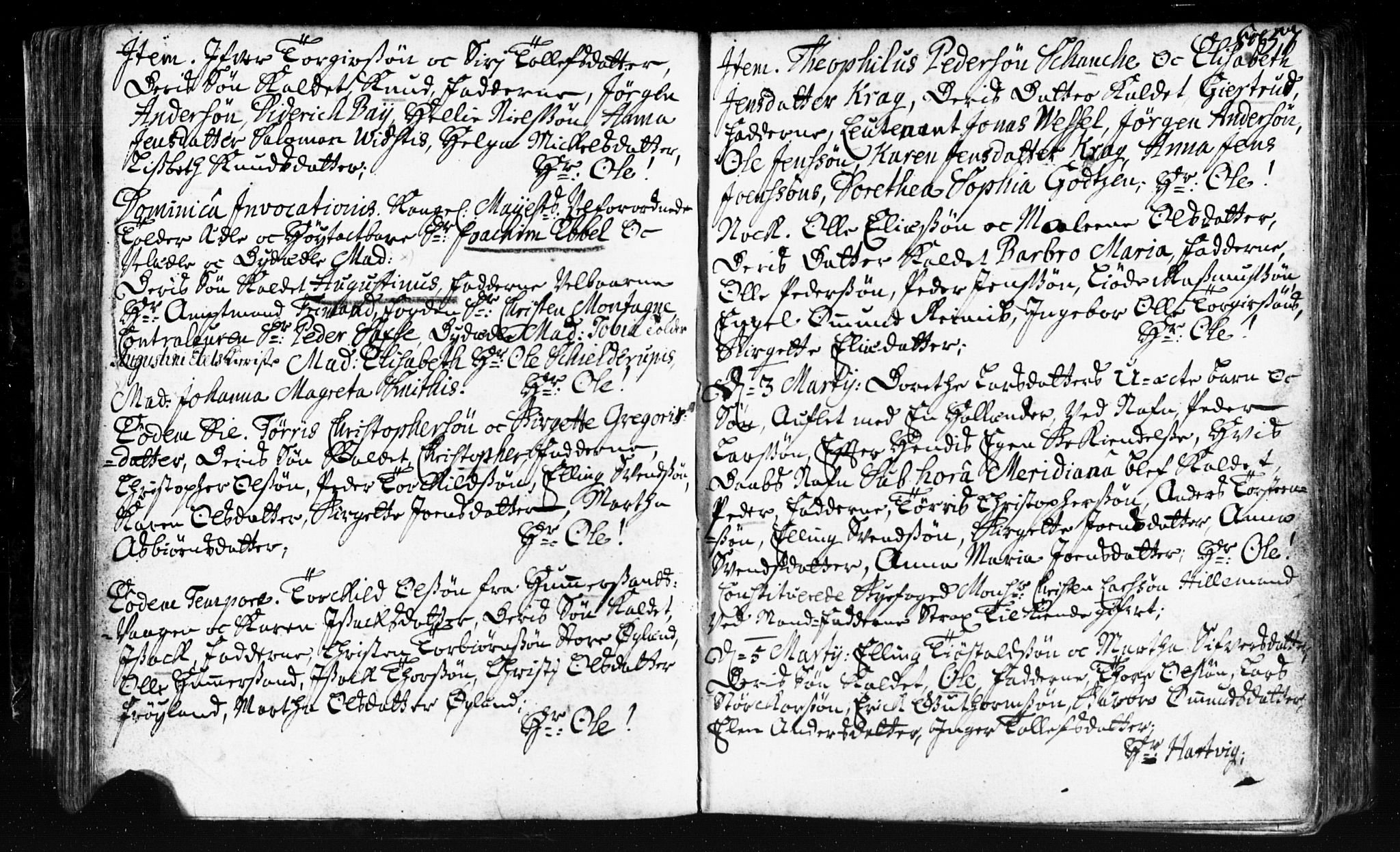 Domkirken sokneprestkontor, SAST/A-101812/001/30/30BB/L0002: Parish register (copy) no. B 2, 1714-1733, p. 57