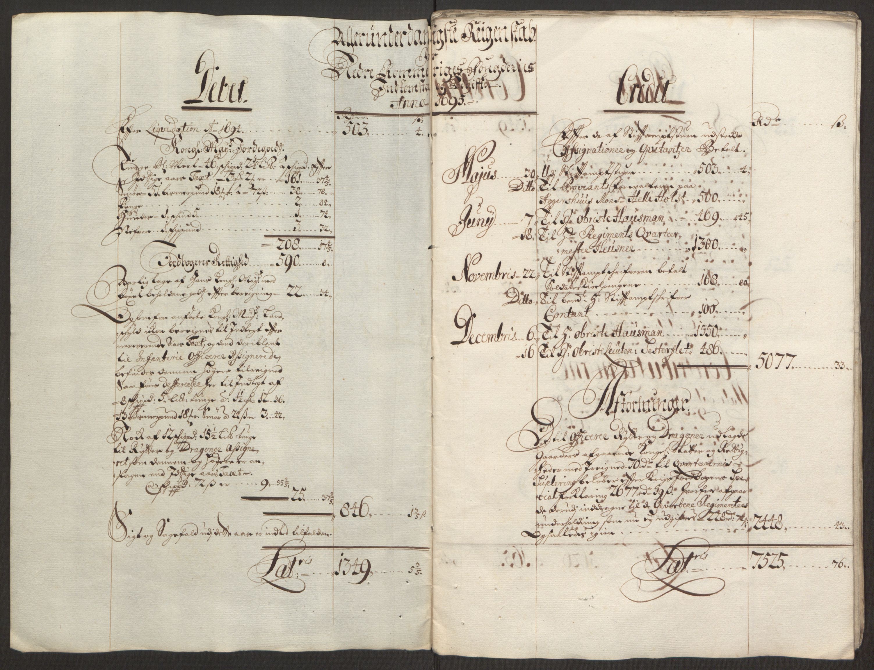 Rentekammeret inntil 1814, Reviderte regnskaper, Fogderegnskap, RA/EA-4092/R11/L0579: Fogderegnskap Nedre Romerike, 1694-1695, p. 232