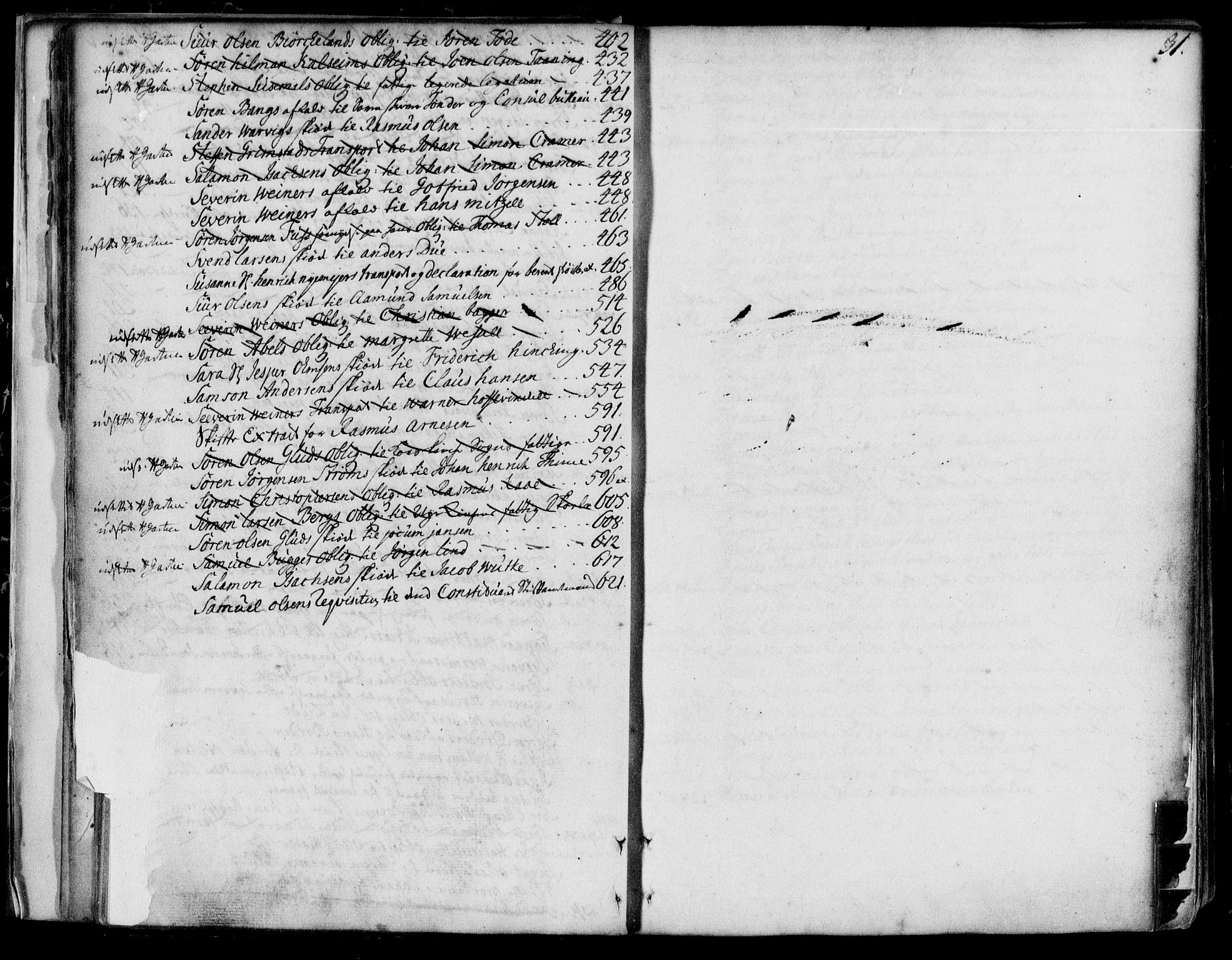 Byfogd og Byskriver i Bergen, SAB/A-3401/03/03Ba/L0012a: Mortgage book no. II.B.a.12, 1737-1742, p. 31