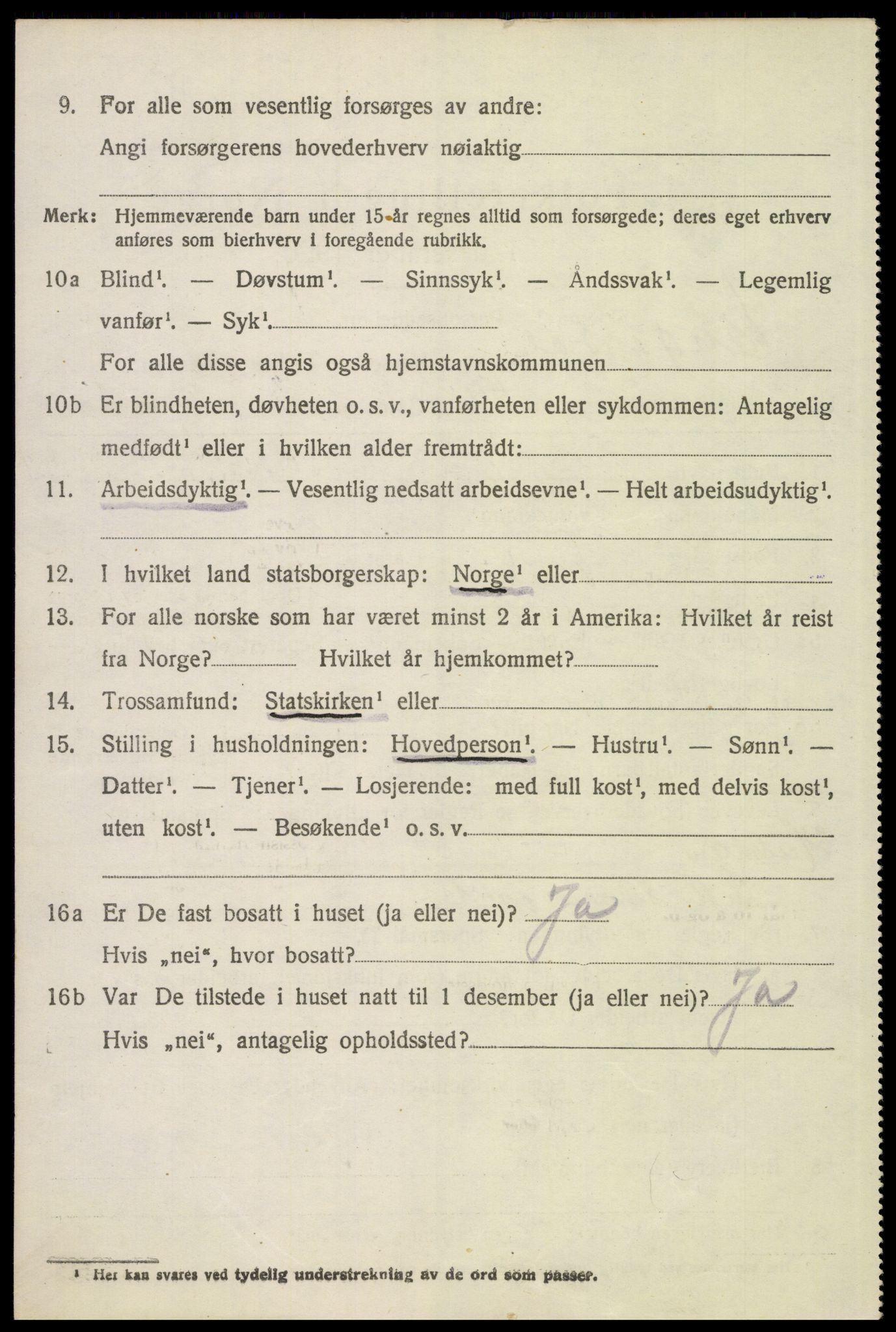 SAH, 1920 census for Engerdal, 1920, p. 912