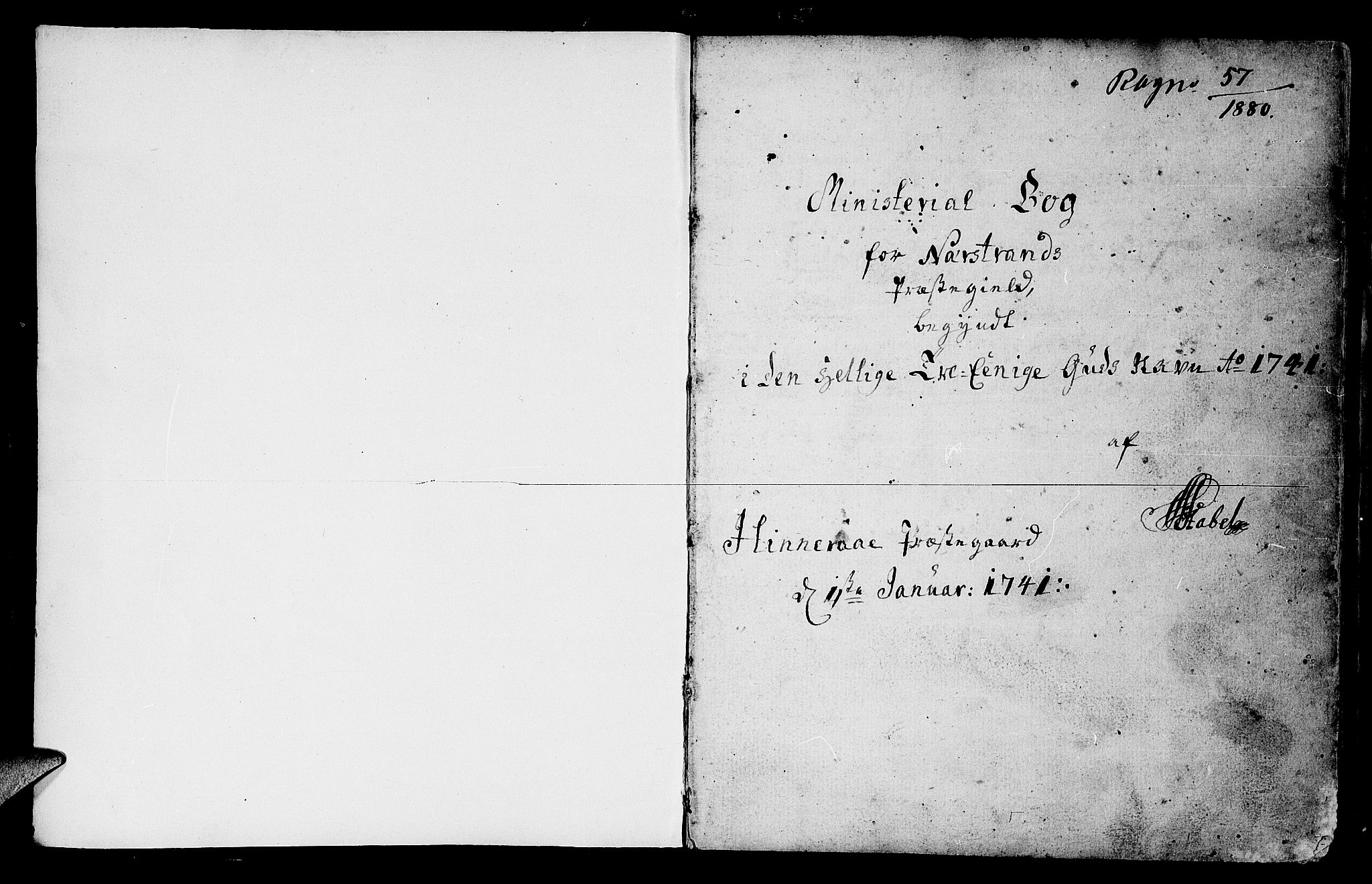 Nedstrand sokneprestkontor, AV/SAST-A-101841/01/IV: Parish register (official) no. A 2, 1741-1764