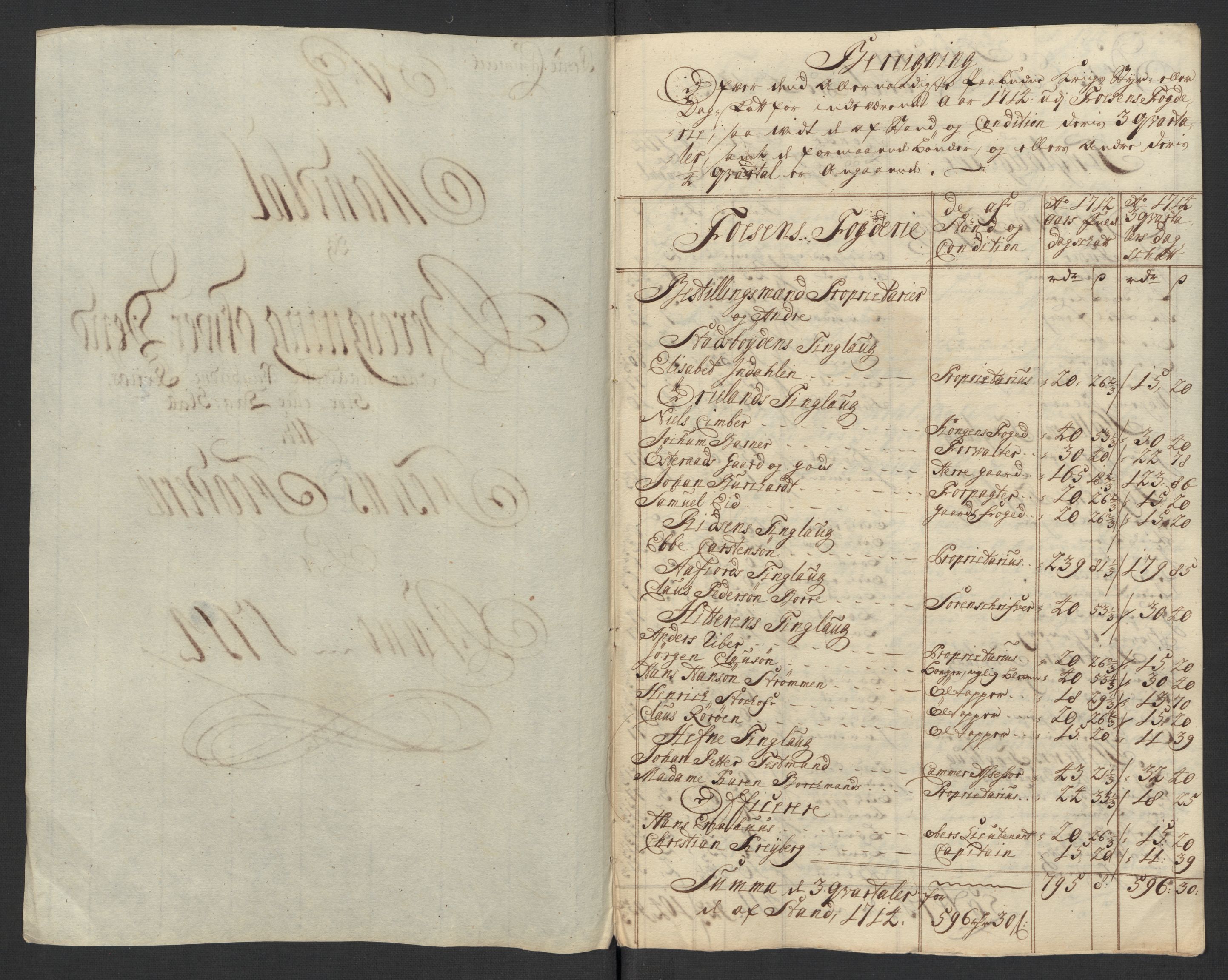 Rentekammeret inntil 1814, Reviderte regnskaper, Fogderegnskap, AV/RA-EA-4092/R57/L3862: Fogderegnskap Fosen, 1714, p. 119