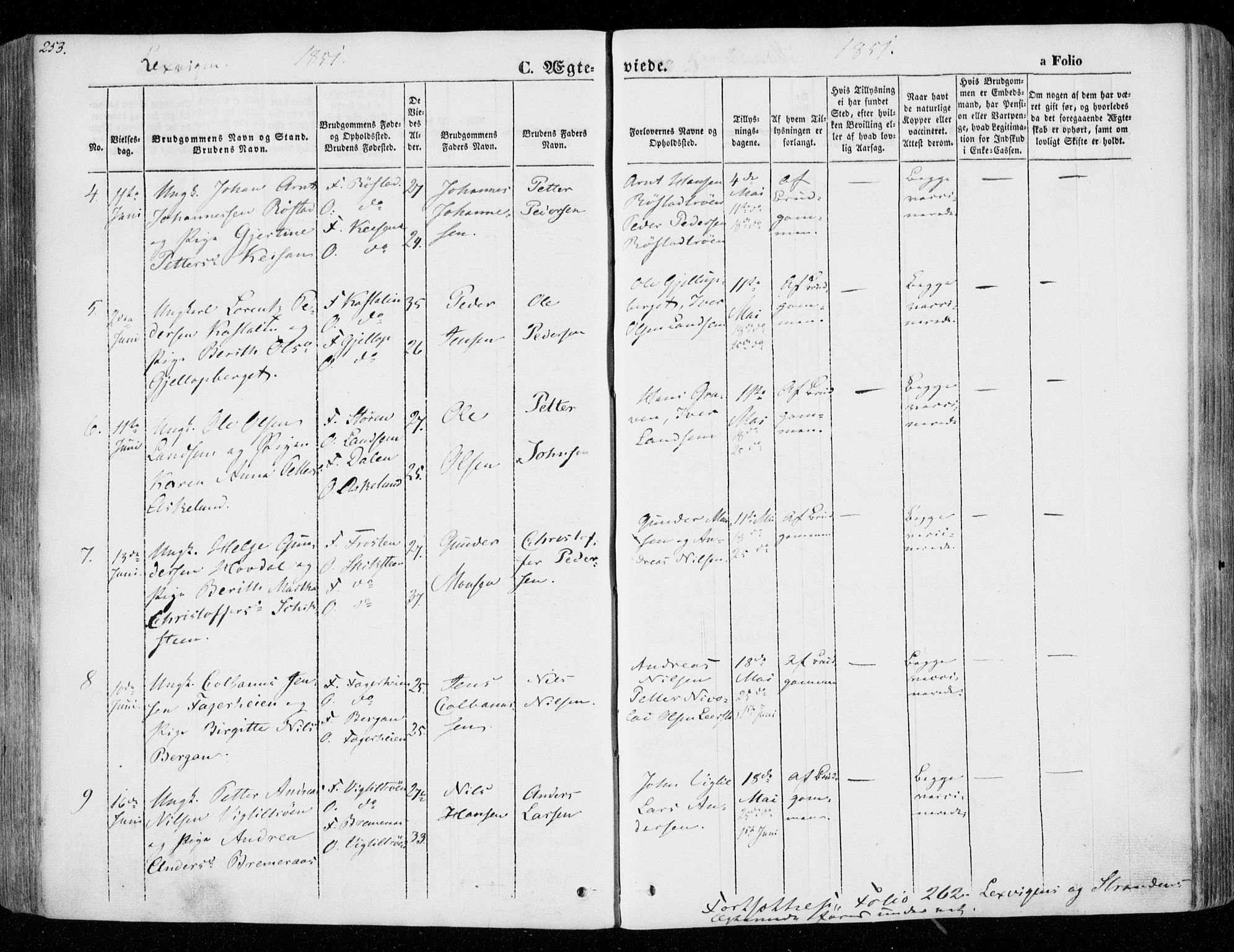 Ministerialprotokoller, klokkerbøker og fødselsregistre - Nord-Trøndelag, AV/SAT-A-1458/701/L0007: Parish register (official) no. 701A07 /1, 1842-1854, p. 253