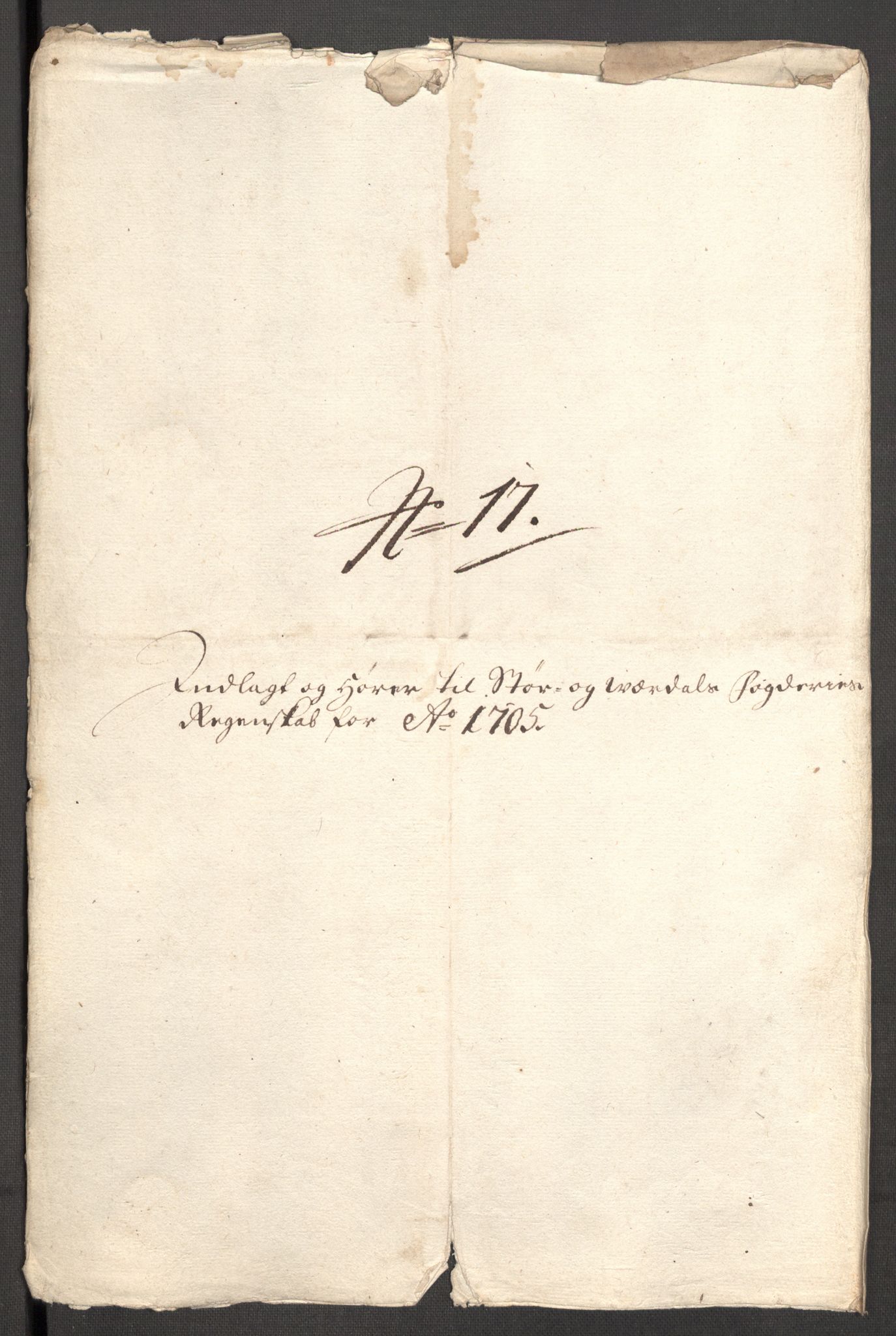 Rentekammeret inntil 1814, Reviderte regnskaper, Fogderegnskap, AV/RA-EA-4092/R62/L4196: Fogderegnskap Stjørdal og Verdal, 1705-1706, p. 201